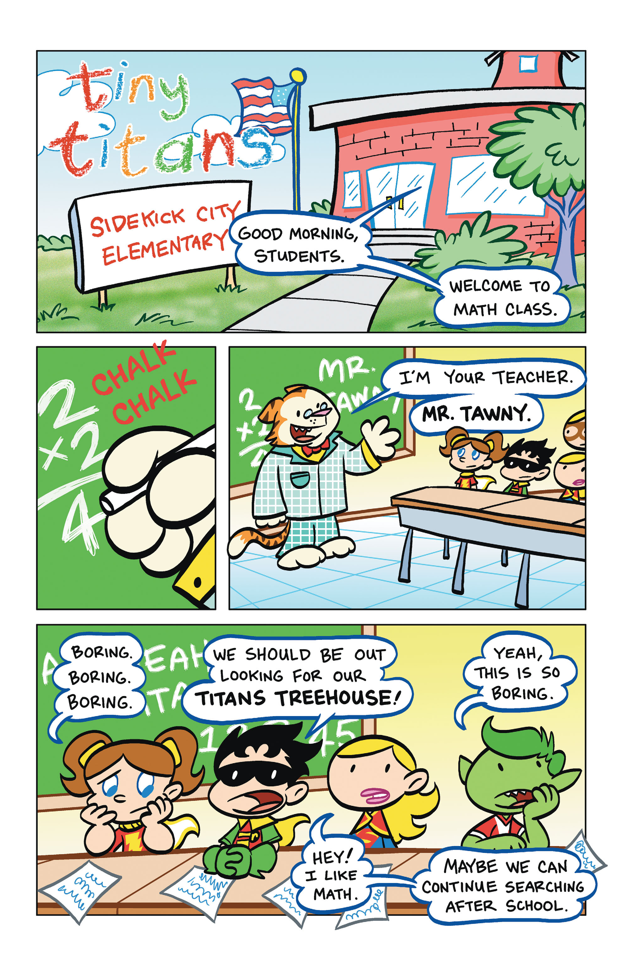 Read online Tiny Titans: Return To the Treehouse comic -  Issue #6 - 3