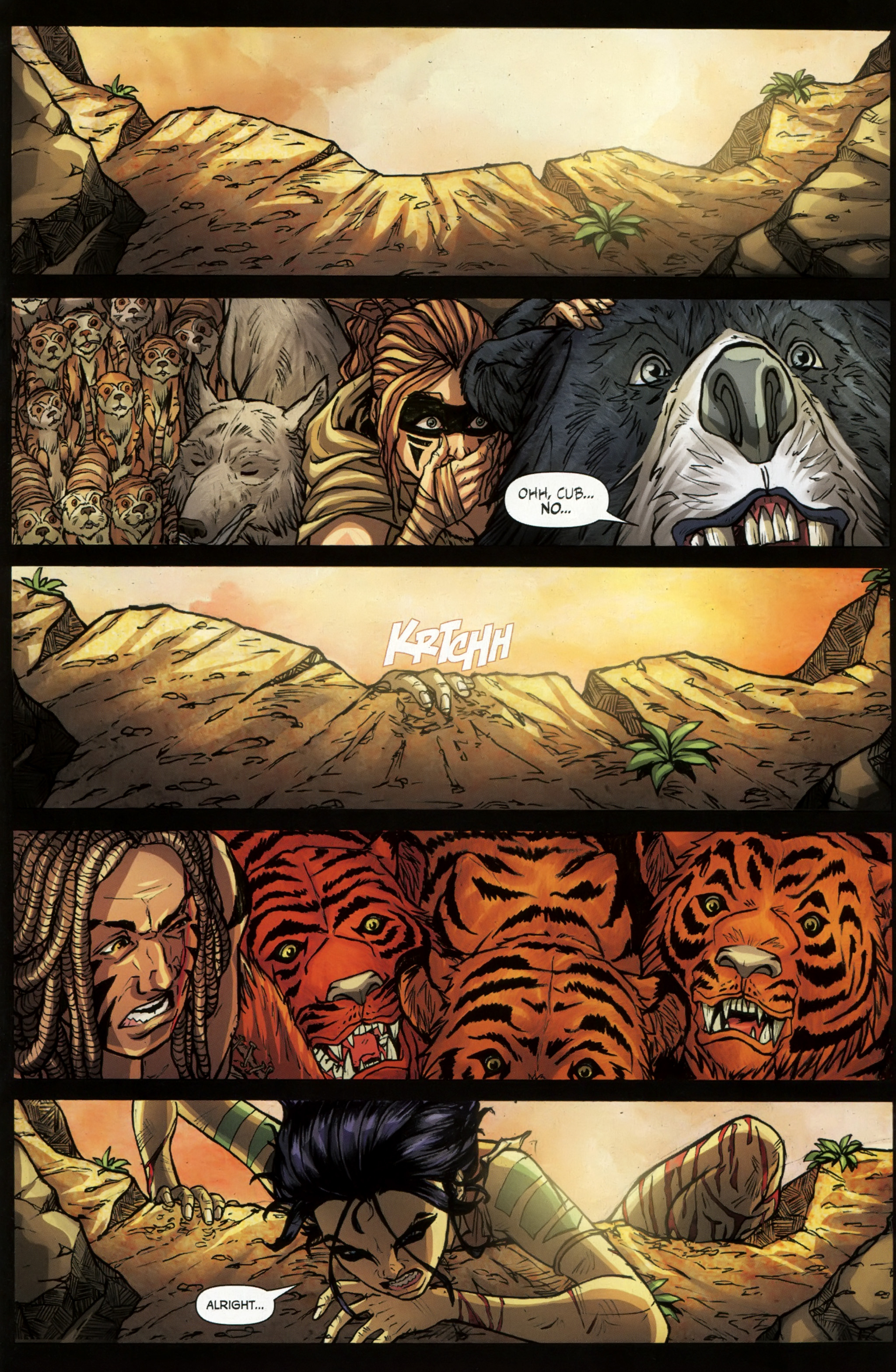 Read online Grimm Fairy Tales presents The Jungle Book comic -  Issue #5 - 16