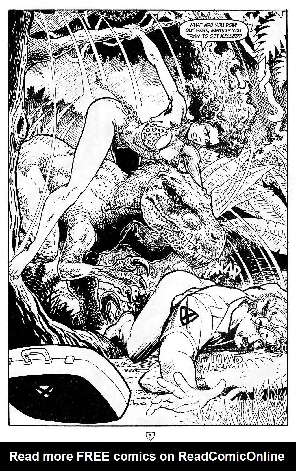 Read online Cavewoman meets Explorers comic -  Issue # Full - 10