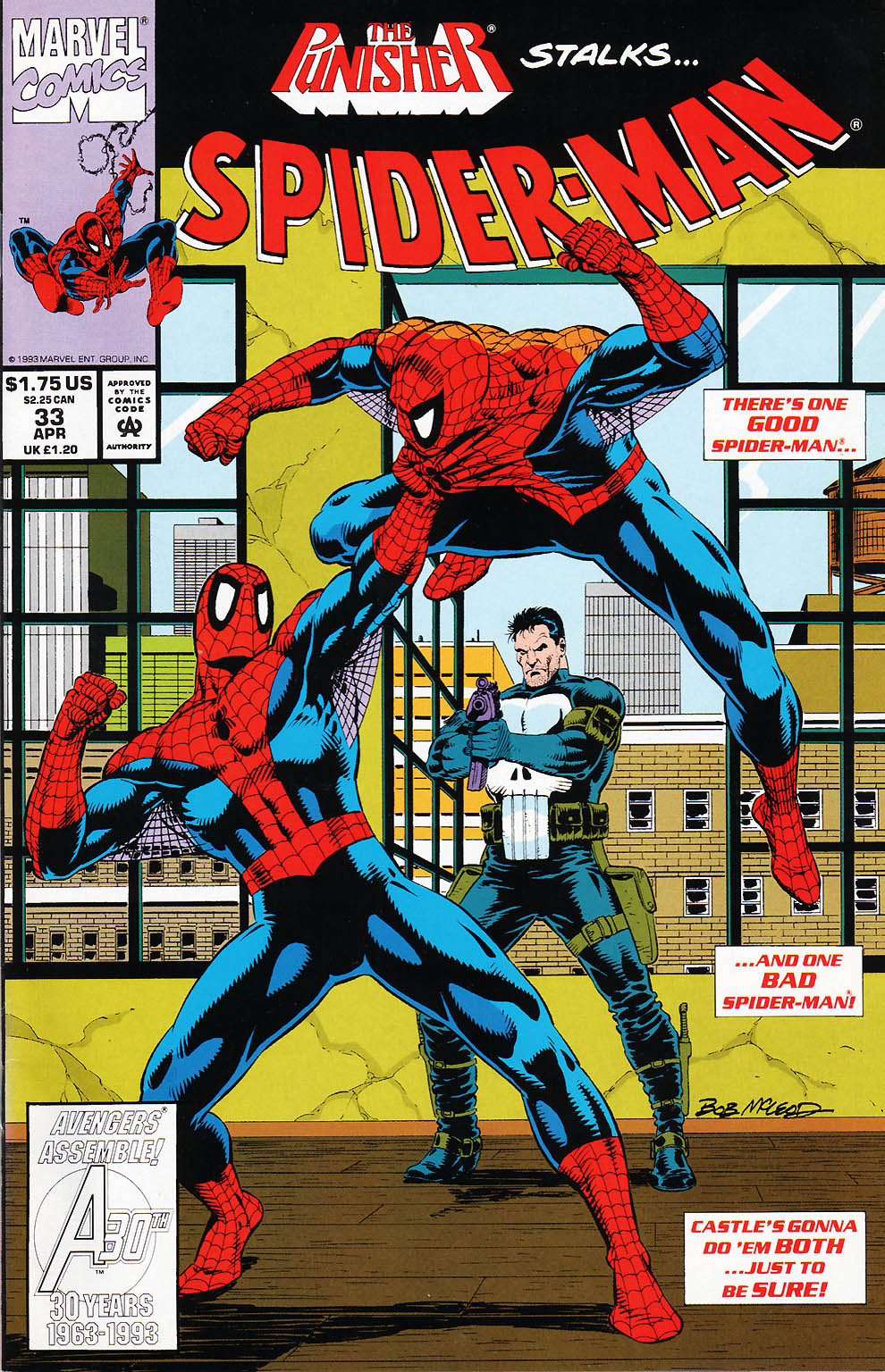 Read online Spider-Man (1990) comic -  Issue #33 - Vengeance Part 2 - 1