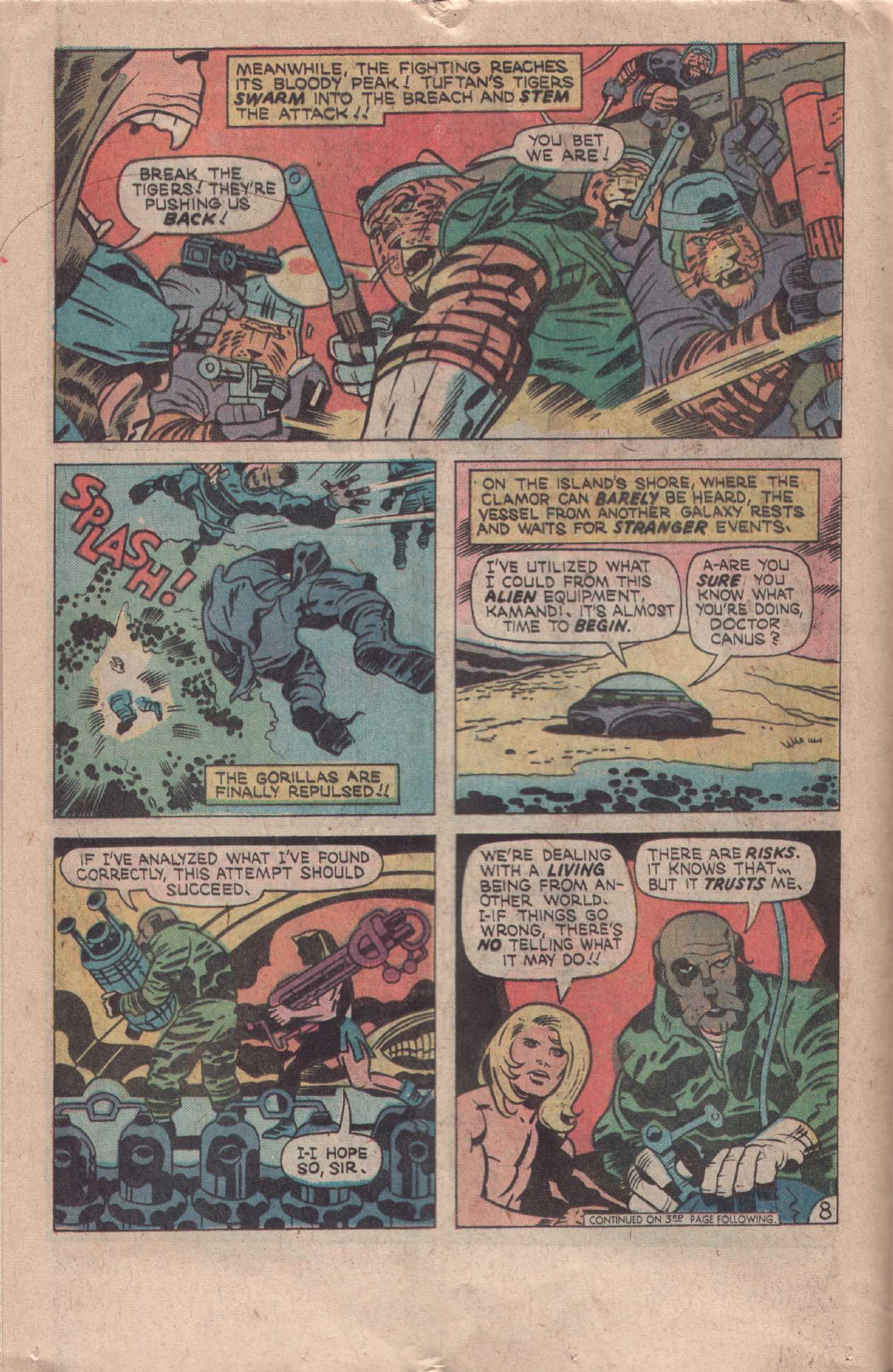 Read online Kamandi, The Last Boy On Earth comic -  Issue #33 - 8