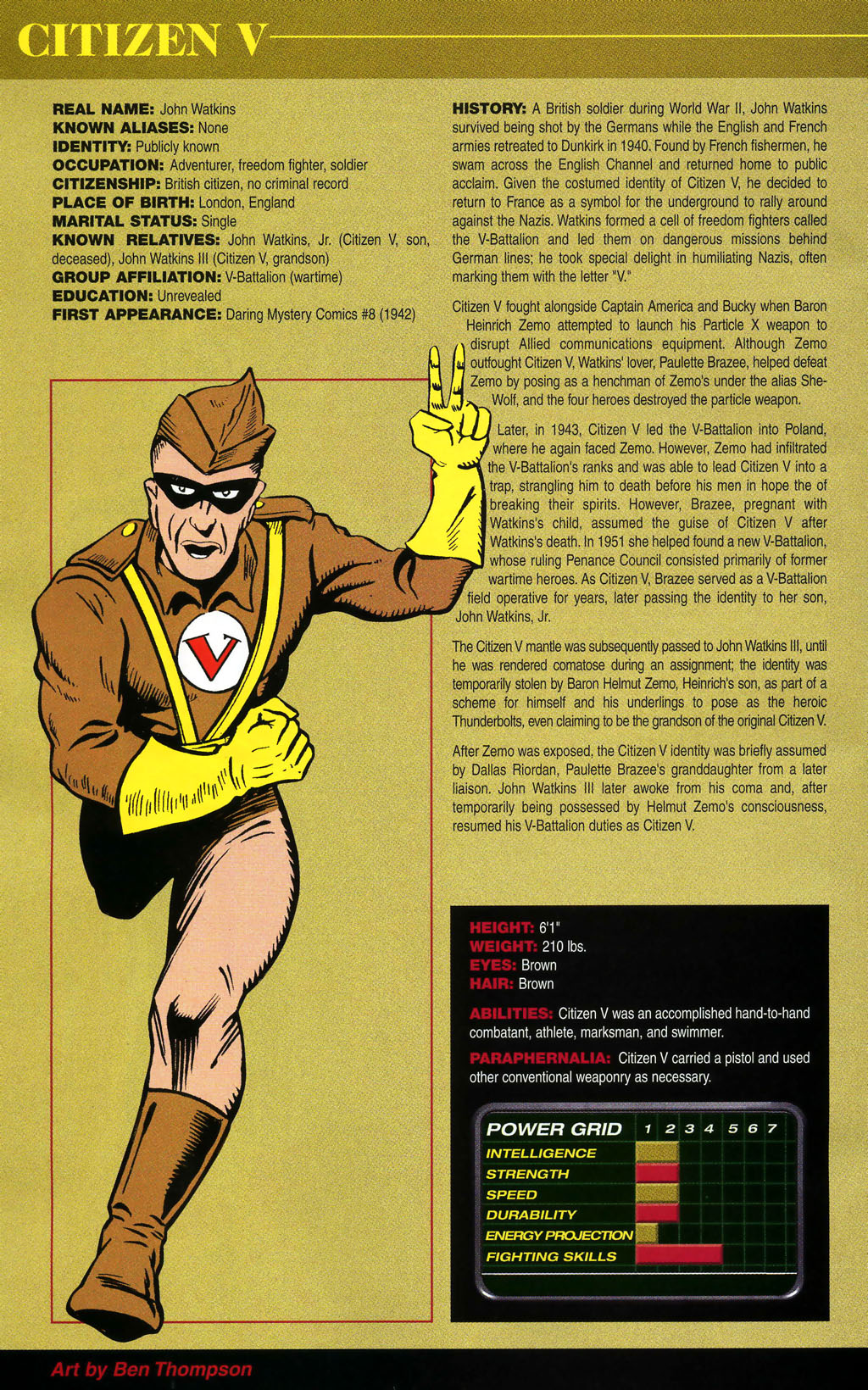 Read online The Official Handbook of the Marvel Universe: Golden Age comic -  Issue # Full - 12