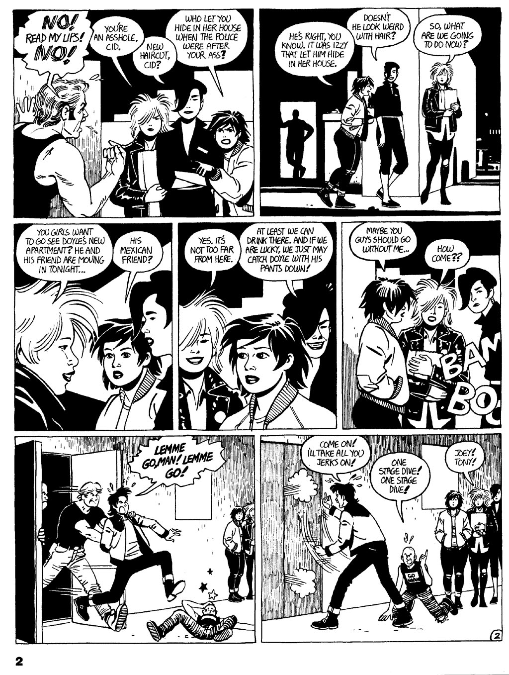 Read online Love and Rockets (1982) comic -  Issue #24 - 4