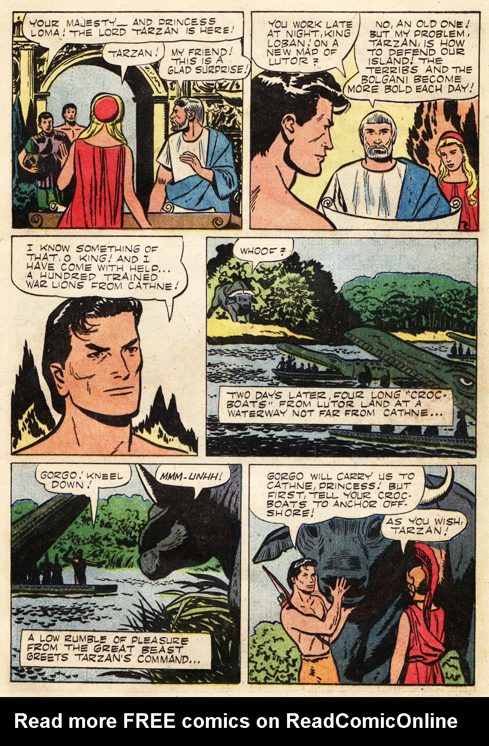 Read online Tarzan (1948) comic -  Issue #71 - 13