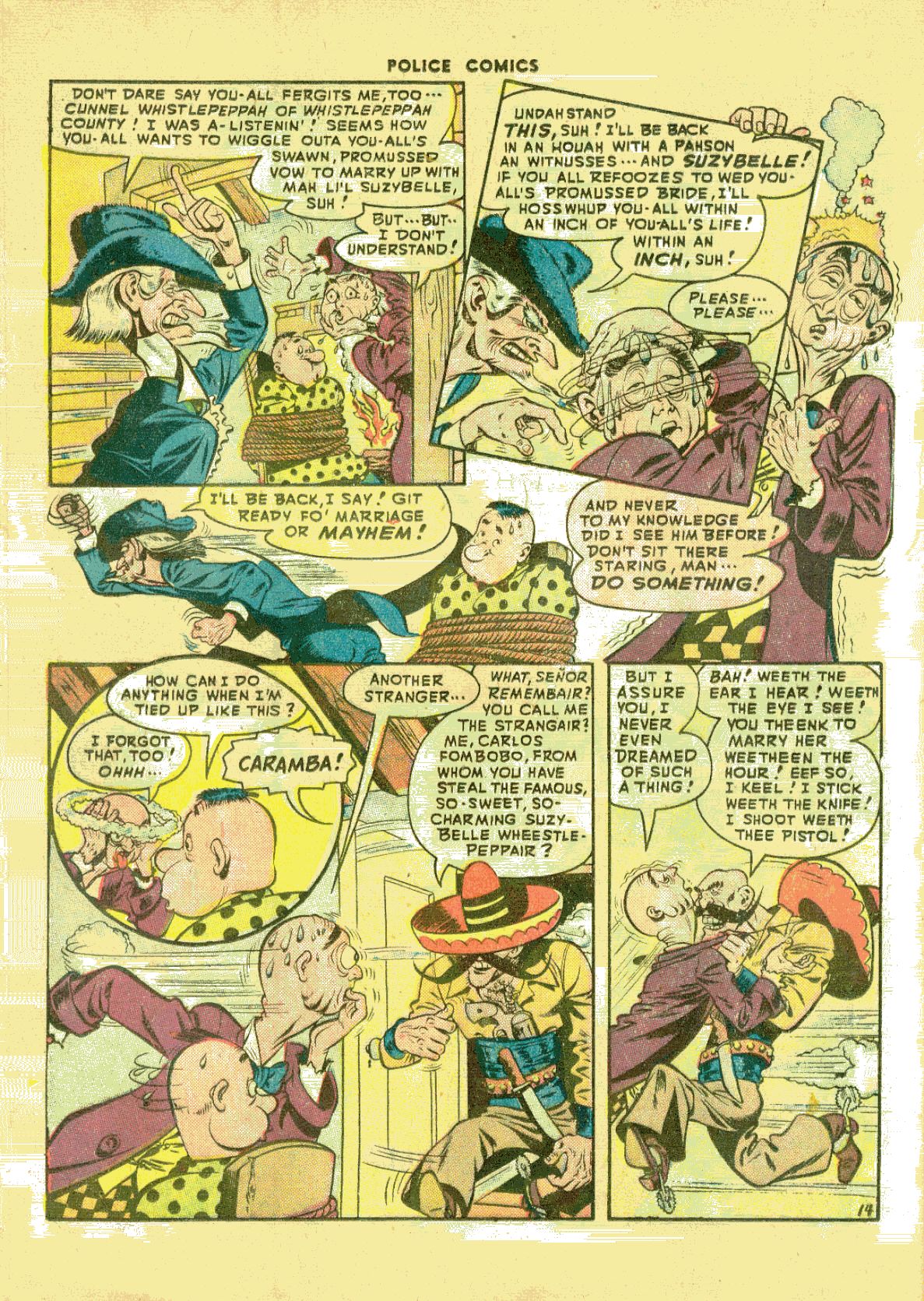 Read online Police Comics comic -  Issue #73 - 16