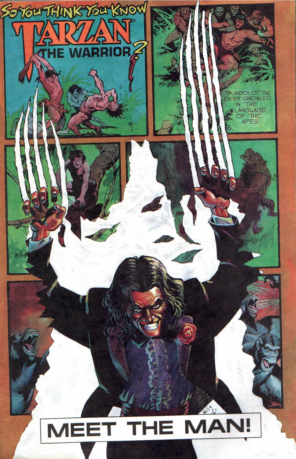 Read online Tarzan the Warrior comic -  Issue #1 - 34