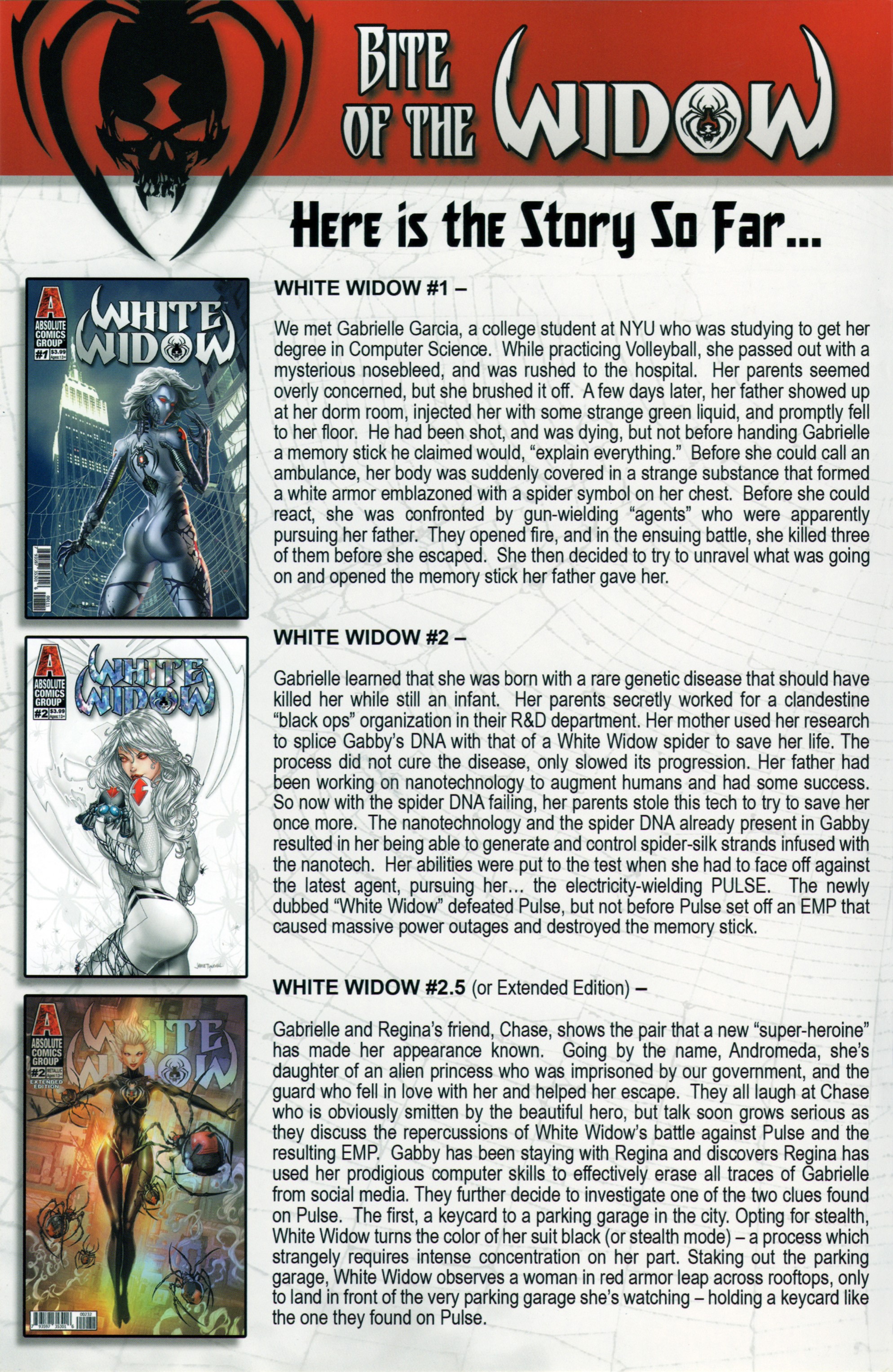 Read online White Widow comic -  Issue #3 - 8