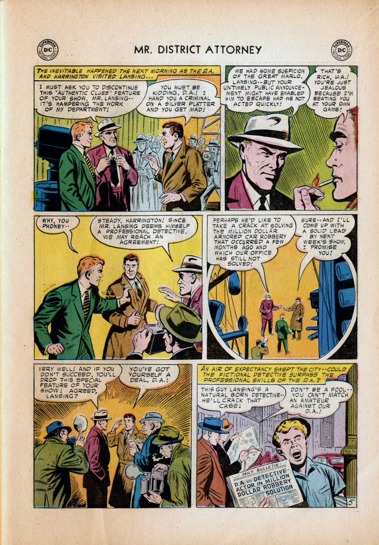 Read online Mr. District Attorney comic -  Issue #60 - 7