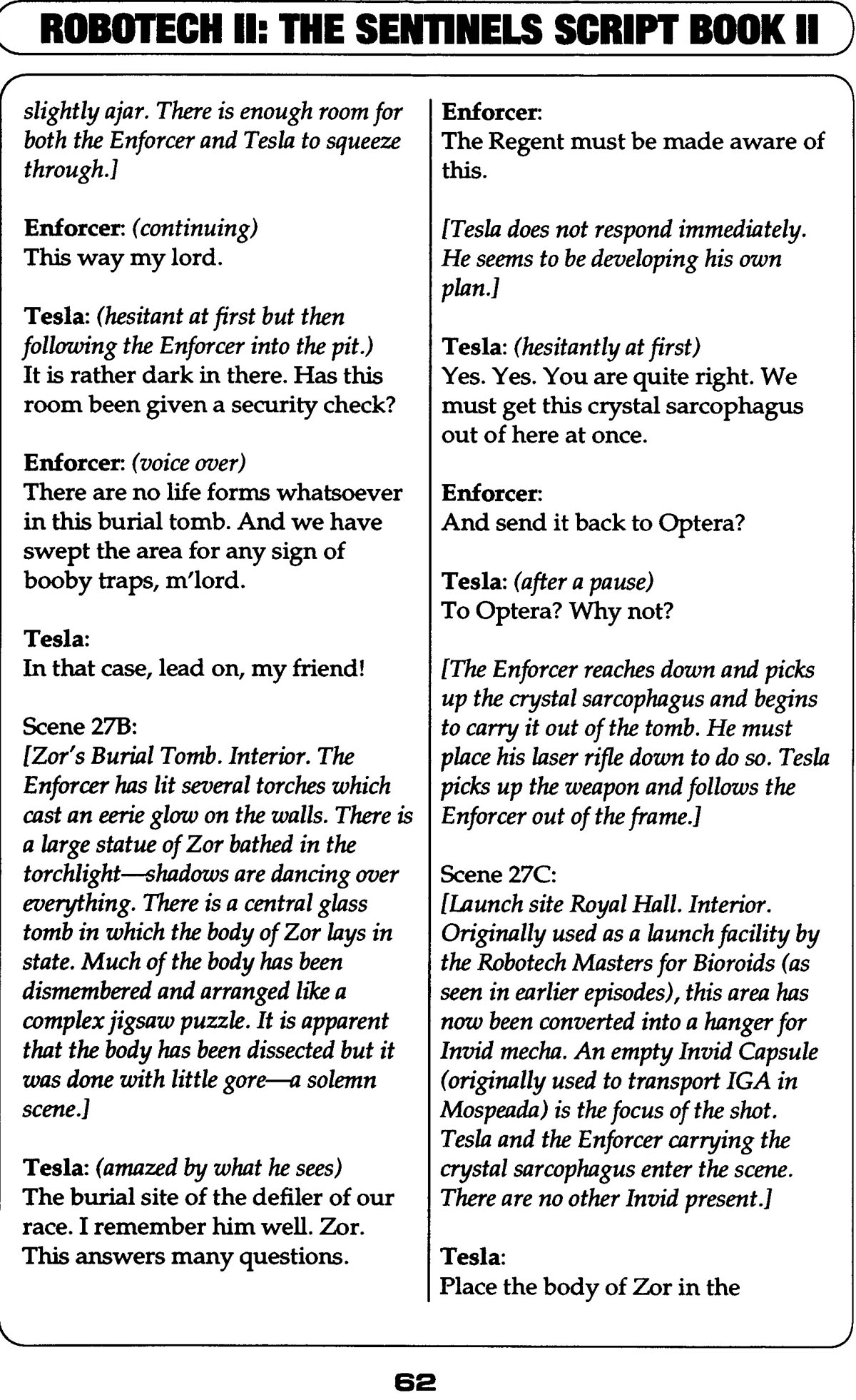 Read online Robotech II: The Sentinels comic -  Issue # _Script Book 2 - 60