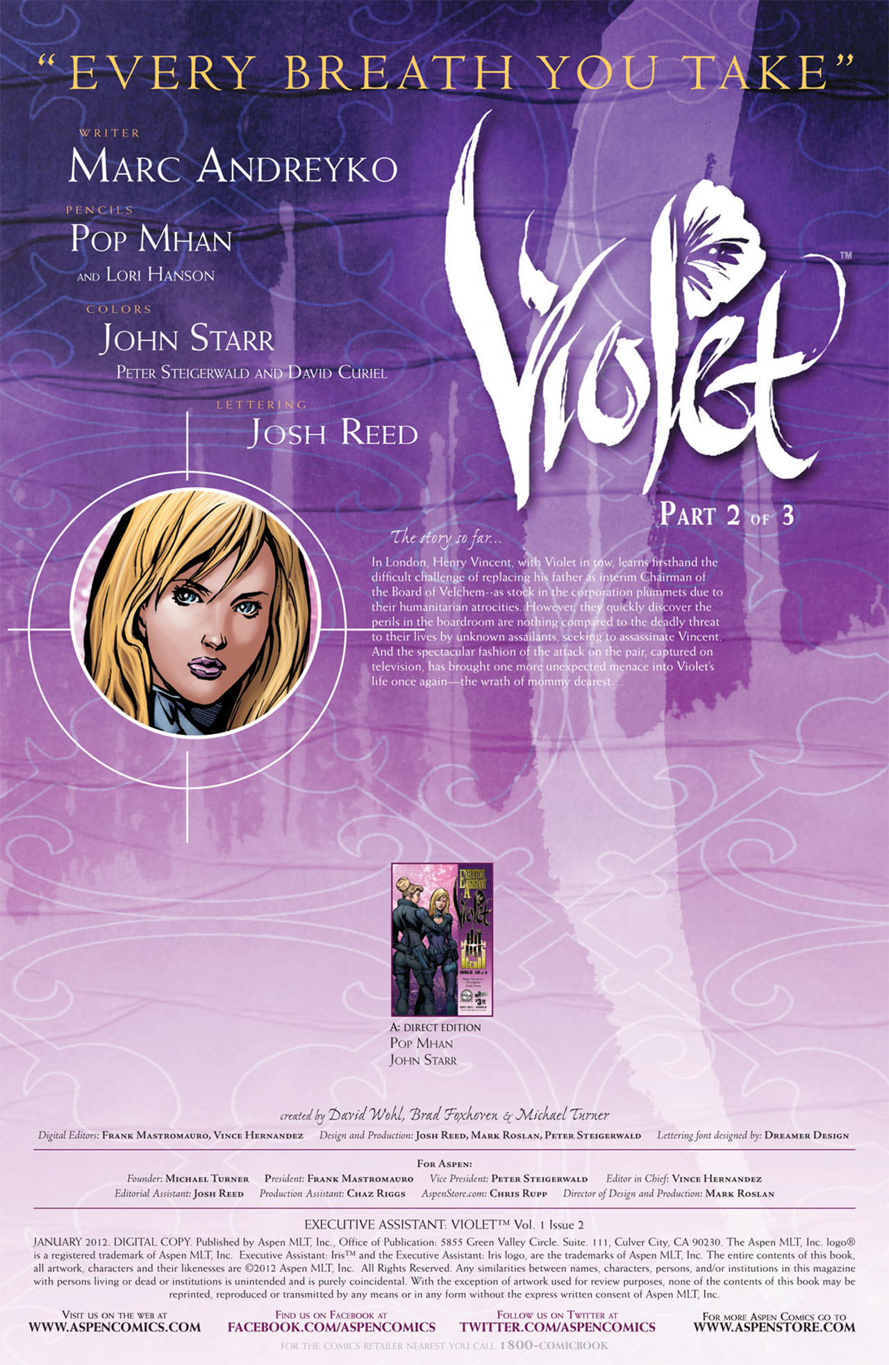 Read online Executive Assistant: Violet comic -  Issue #2 - 2
