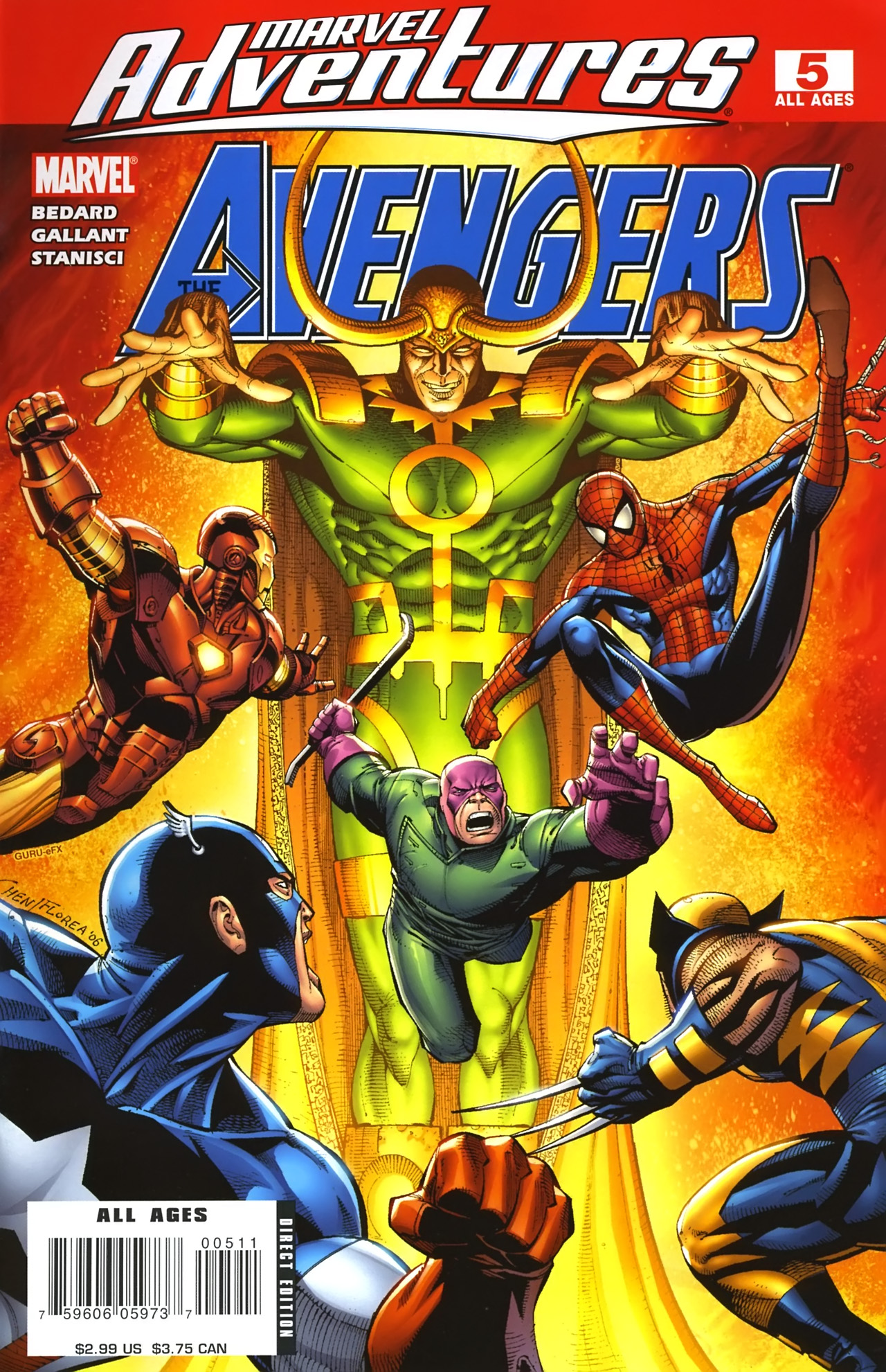 Read online Marvel Adventures The Avengers comic -  Issue #5 - 1