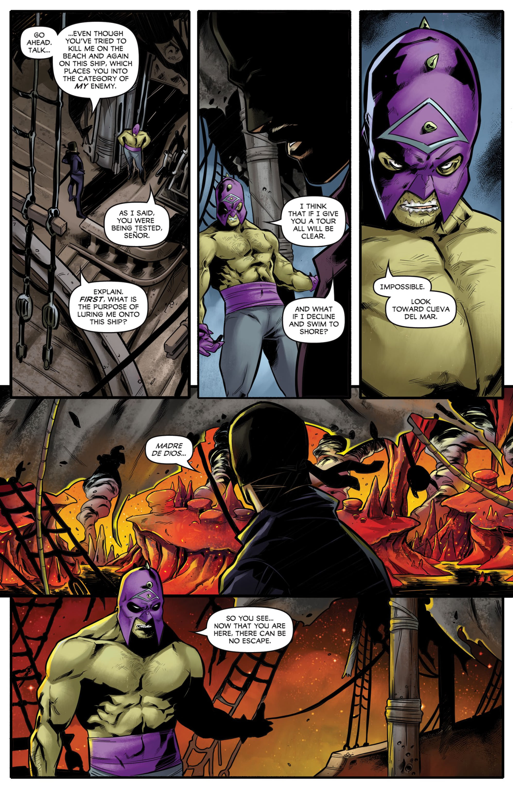 Read online Zorro: Galleon Of the Dead comic -  Issue #3 - 5