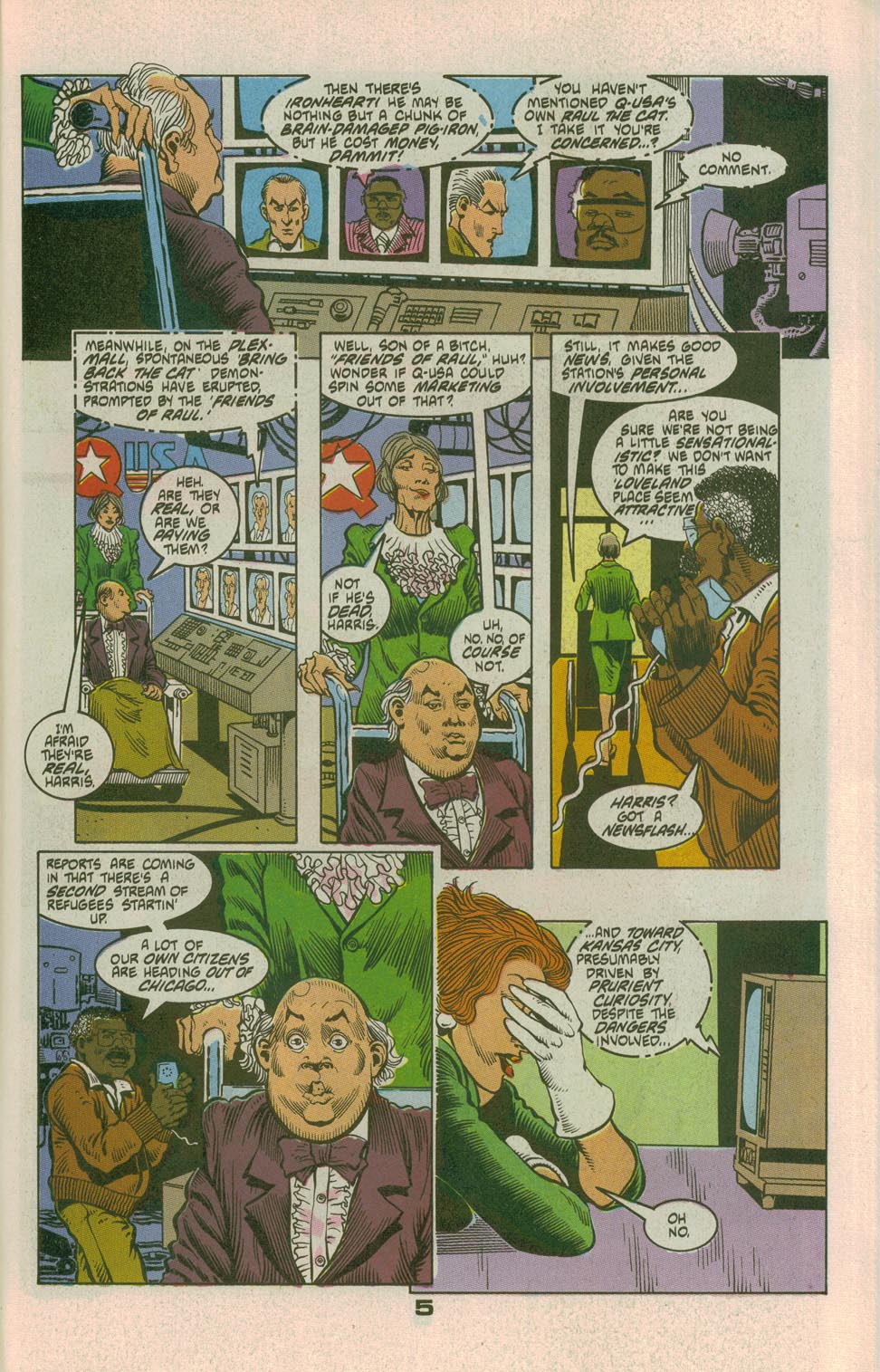 Read online American Flagg! comic -  Issue #26 - 27