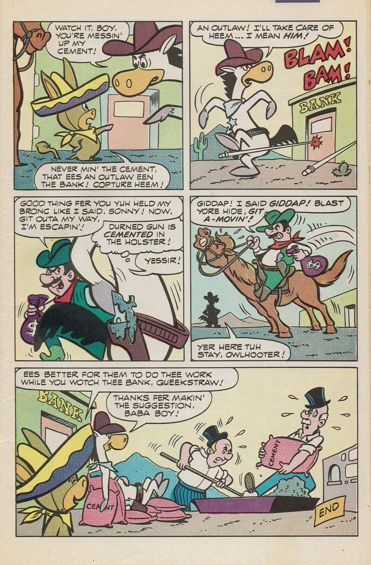 Read online Huckleberry Hound / Quick Draw McGraw Giant Size Flip Book comic -  Issue # Full - 7