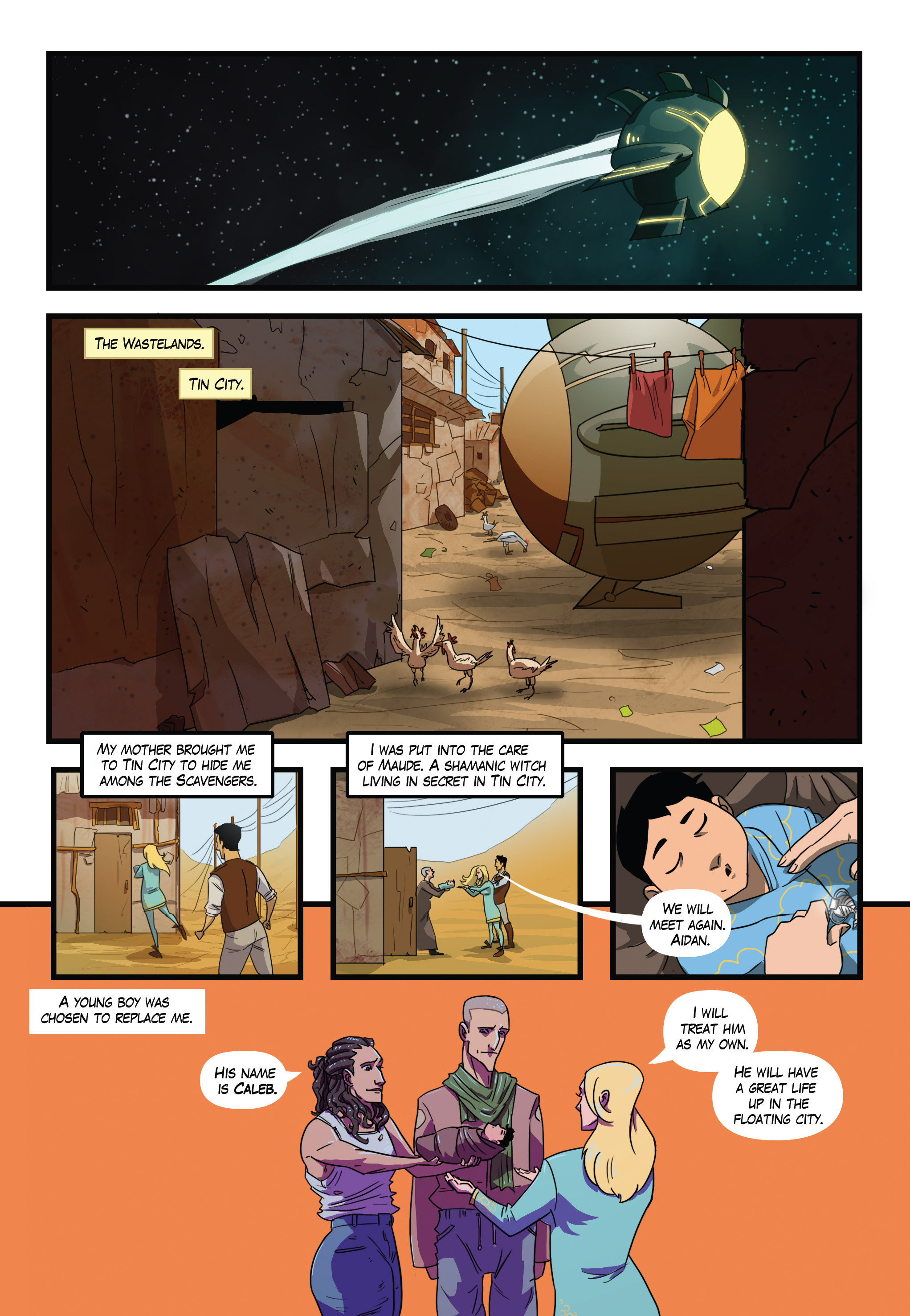 Read online Scavenger comic -  Issue #1 - 8