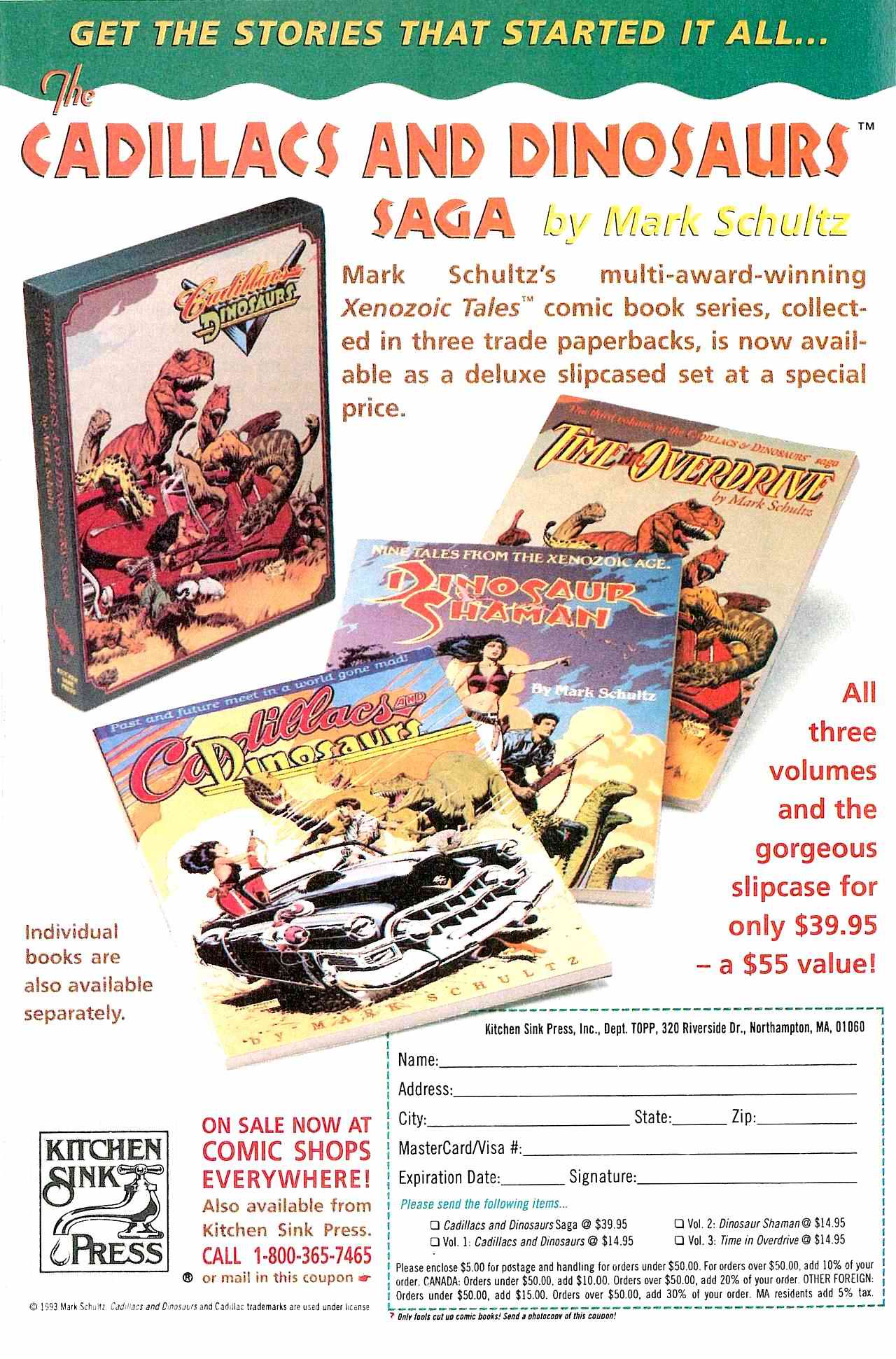 Read online Cadillacs and Dinosaurs comic -  Issue #3 - 30