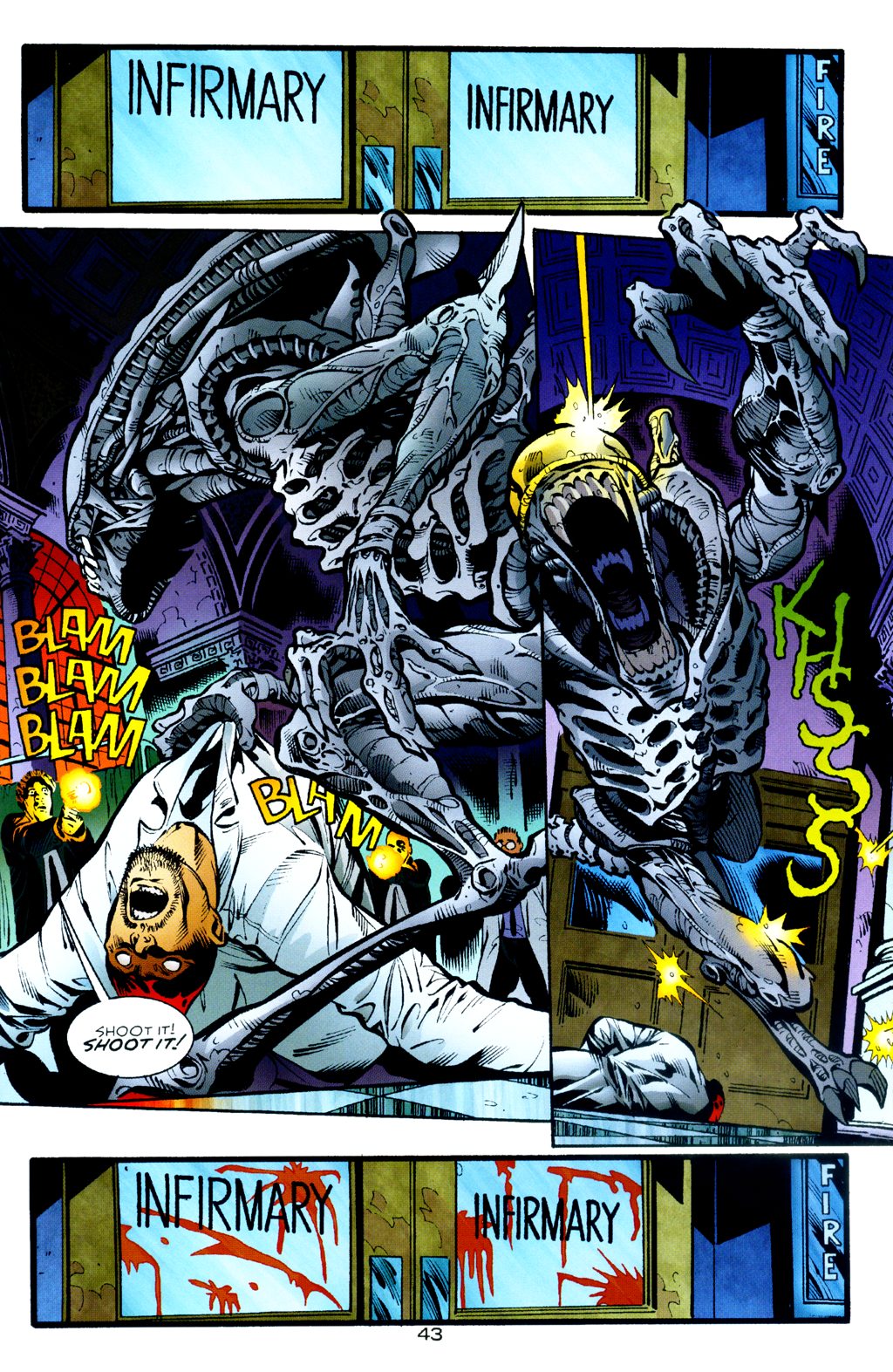 Read online Batman/Aliens II comic -  Issue #2 - 42