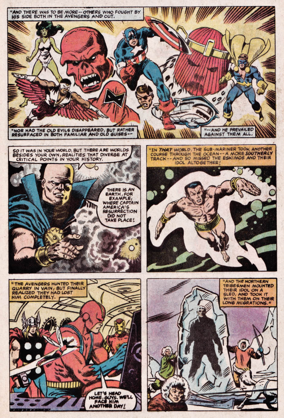 Read online What If? (1977) comic -  Issue #44 - Captain America were revived today - 4