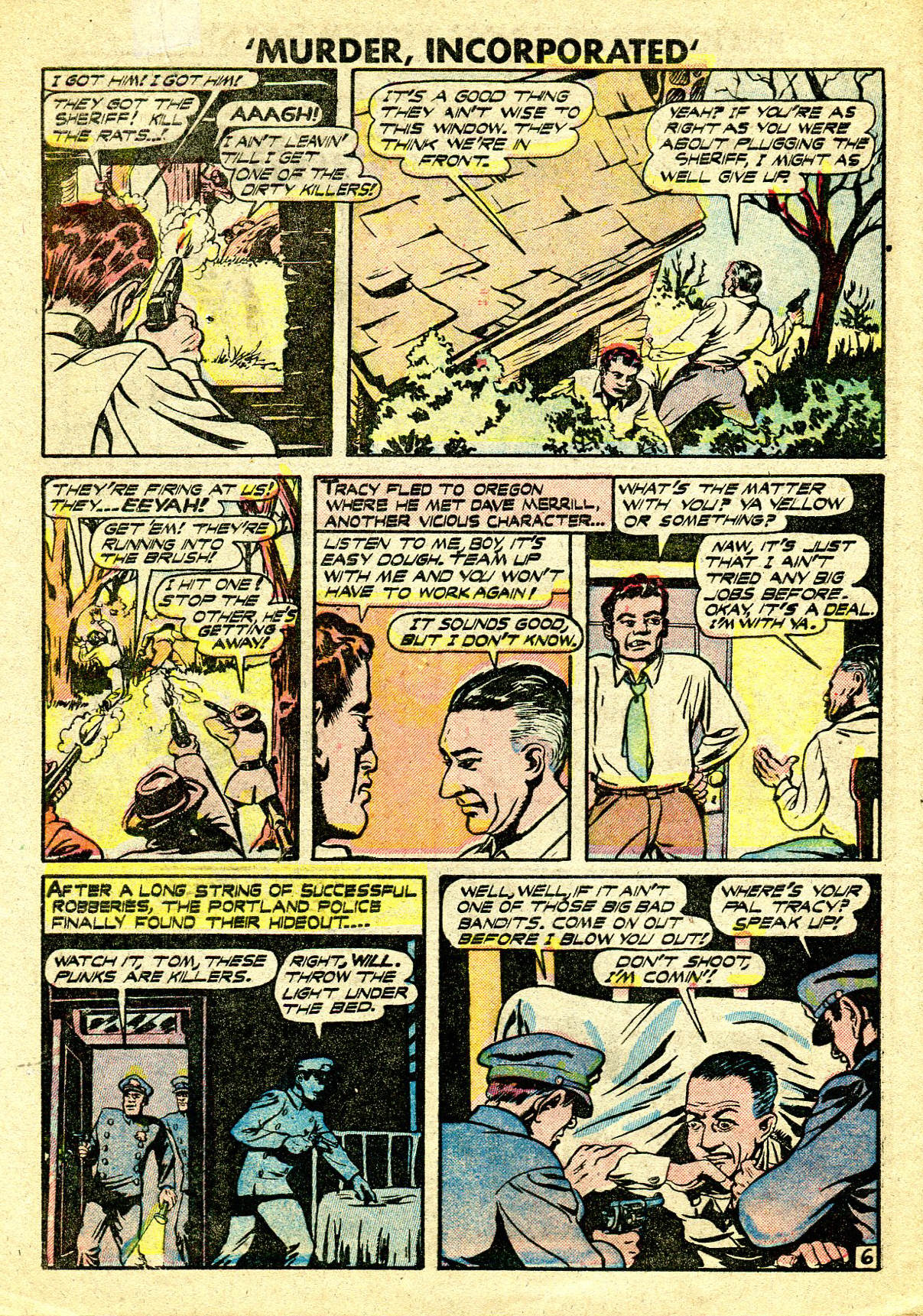 Read online Murder Incorporated (1948) comic -  Issue #6 - 28