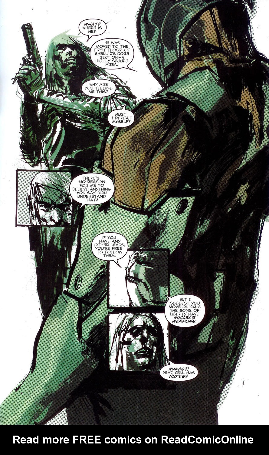 Read online Metal Gear Solid: Sons of Liberty comic -  Issue #4 - 16