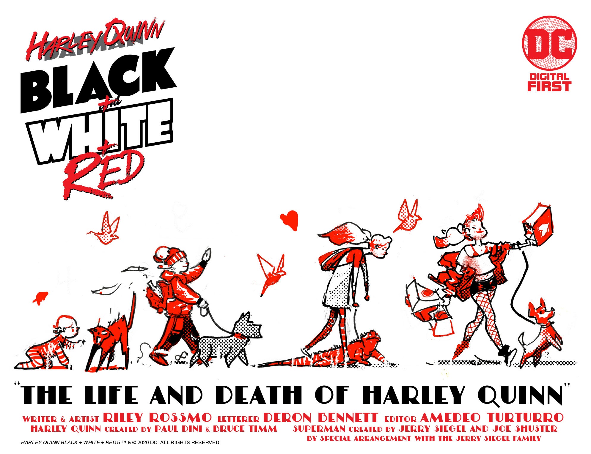 Read online Harley Quinn Black   White   Red comic -  Issue #5 - 3