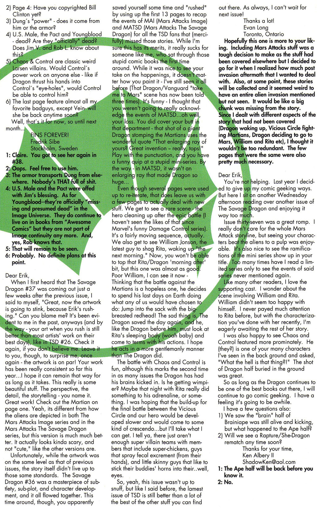 Read online The Savage Dragon (1993) comic -  Issue #39 - 28