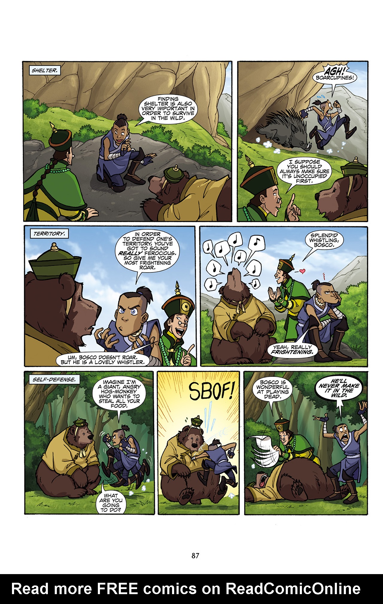 Read online Nickelodeon Avatar: The Last Airbender - The Lost Adventures comic -  Issue # Full - 88