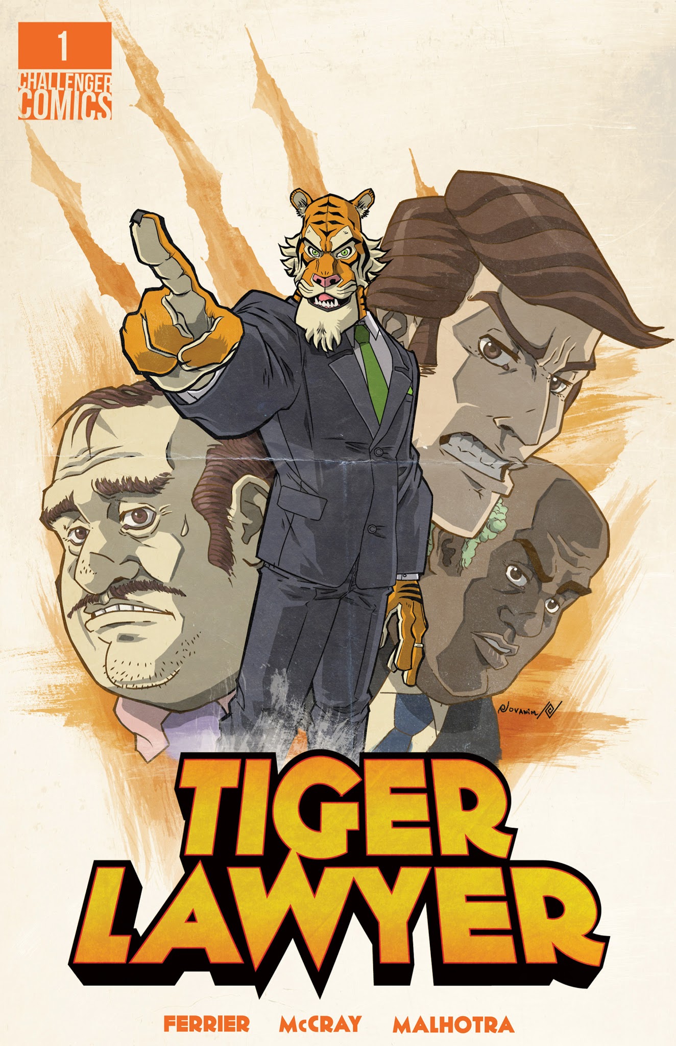 Read online Tiger Lawyer comic -  Issue #1 - 1