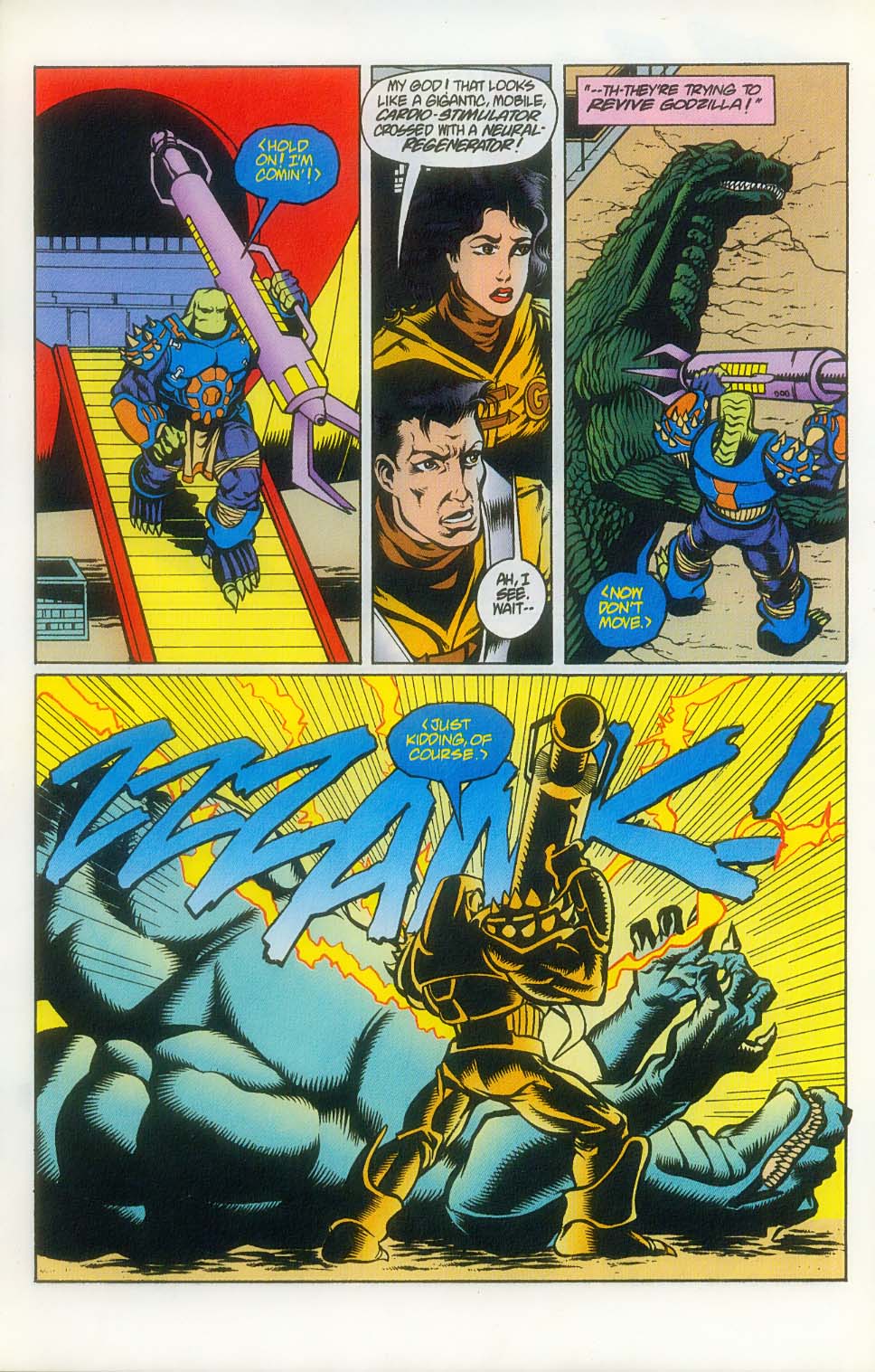 Read online Godzilla (1995) comic -  Issue #6 - 10