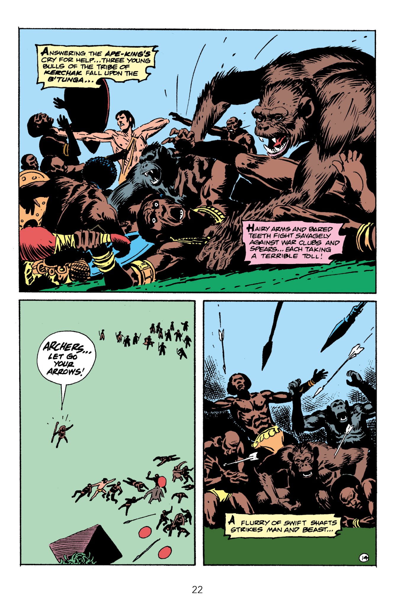 Read online Edgar Rice Burroughs' Tarzan The Joe Kubert Years comic -  Issue # TPB 3 (Part 1) - 24