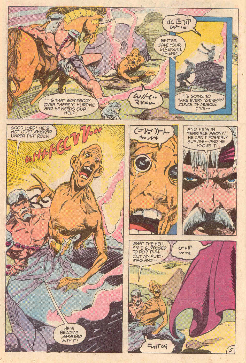 Read online Warlord (1976) comic -  Issue #132 - 5