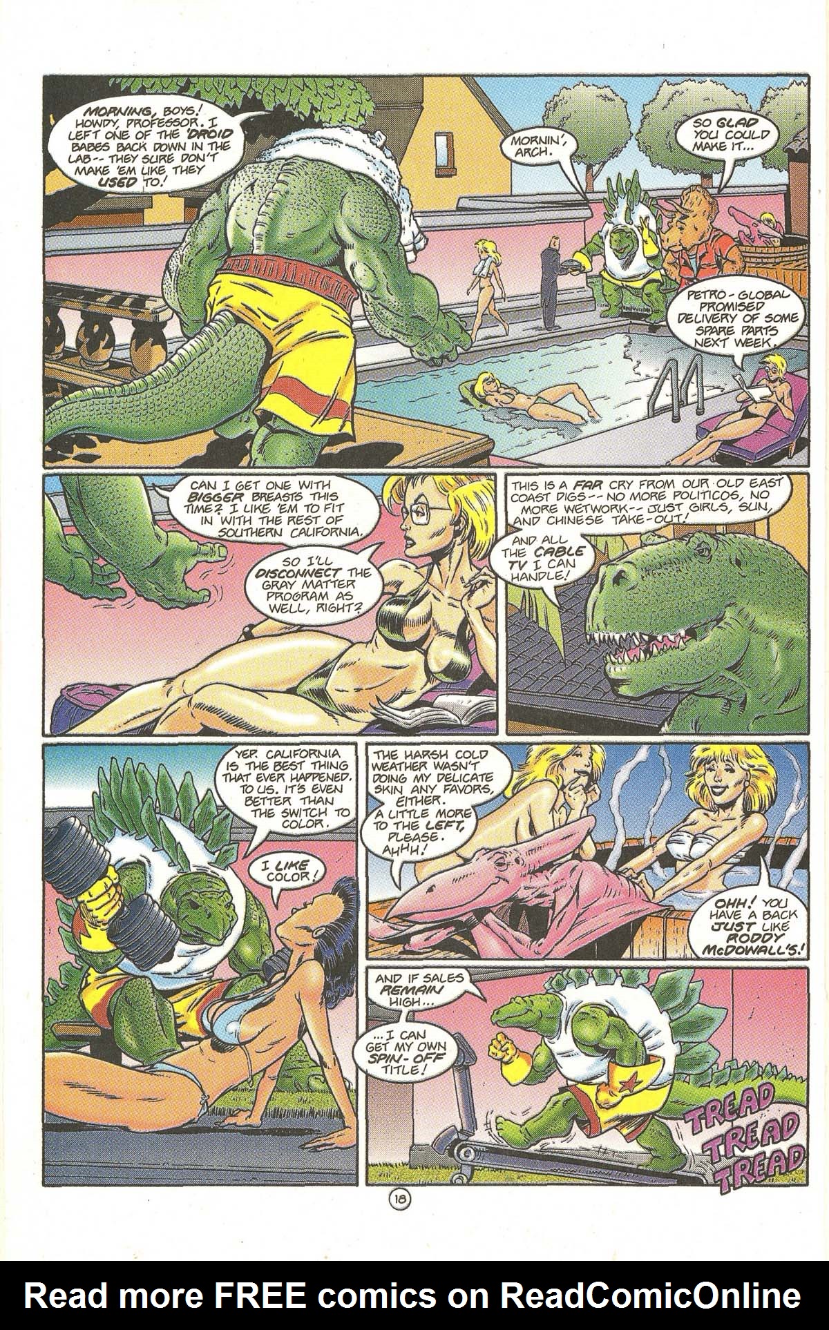 Read online Dinosaurs For Hire comic -  Issue #1 - 21