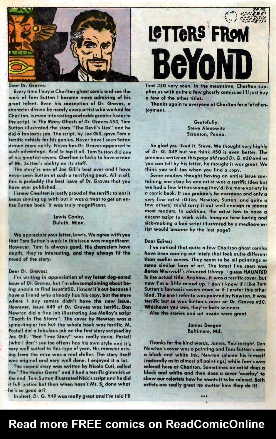 Read online The Many Ghosts of Dr. Graves comic -  Issue #53 - 24