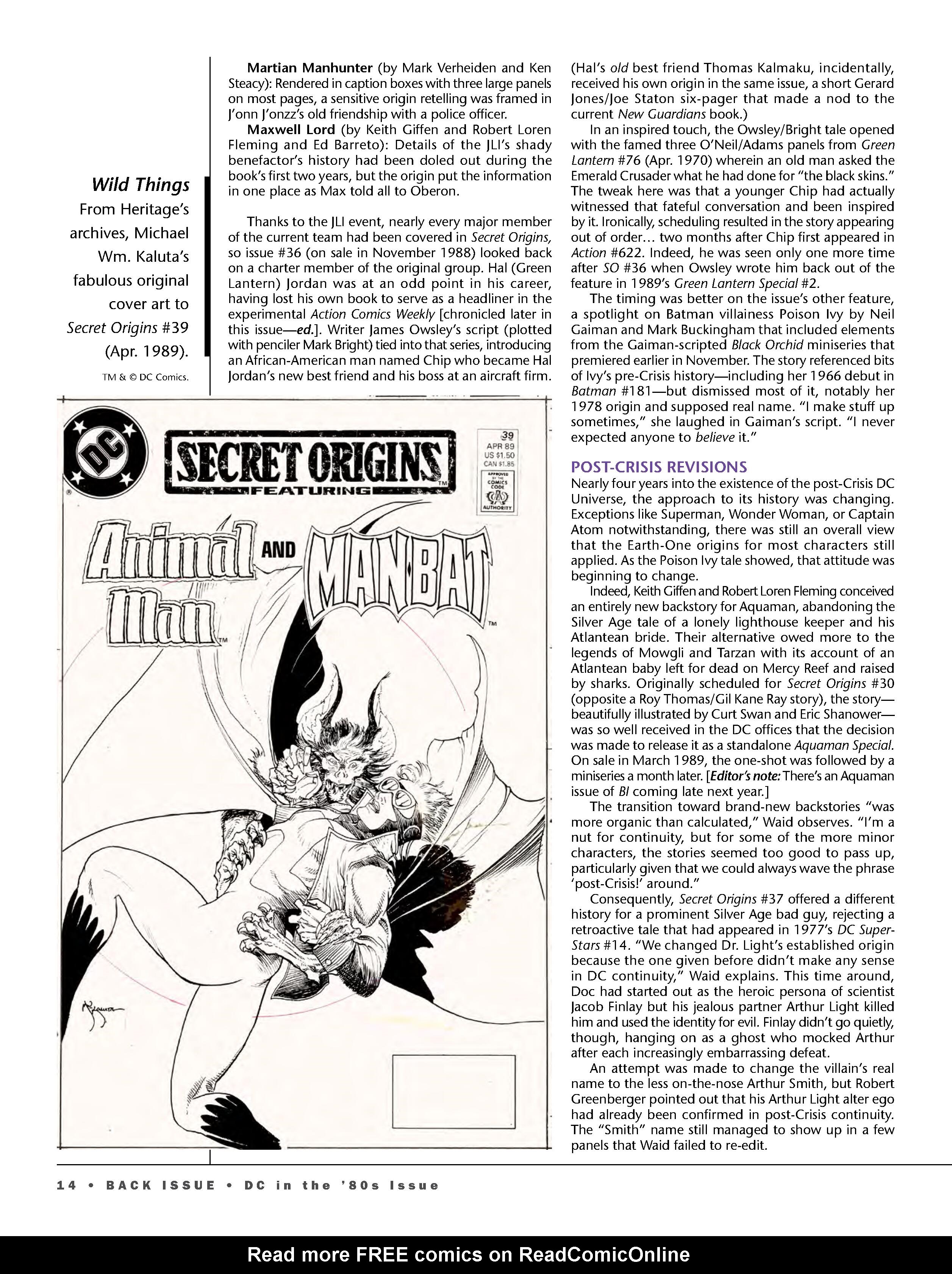 Read online Back Issue comic -  Issue #98 - 16