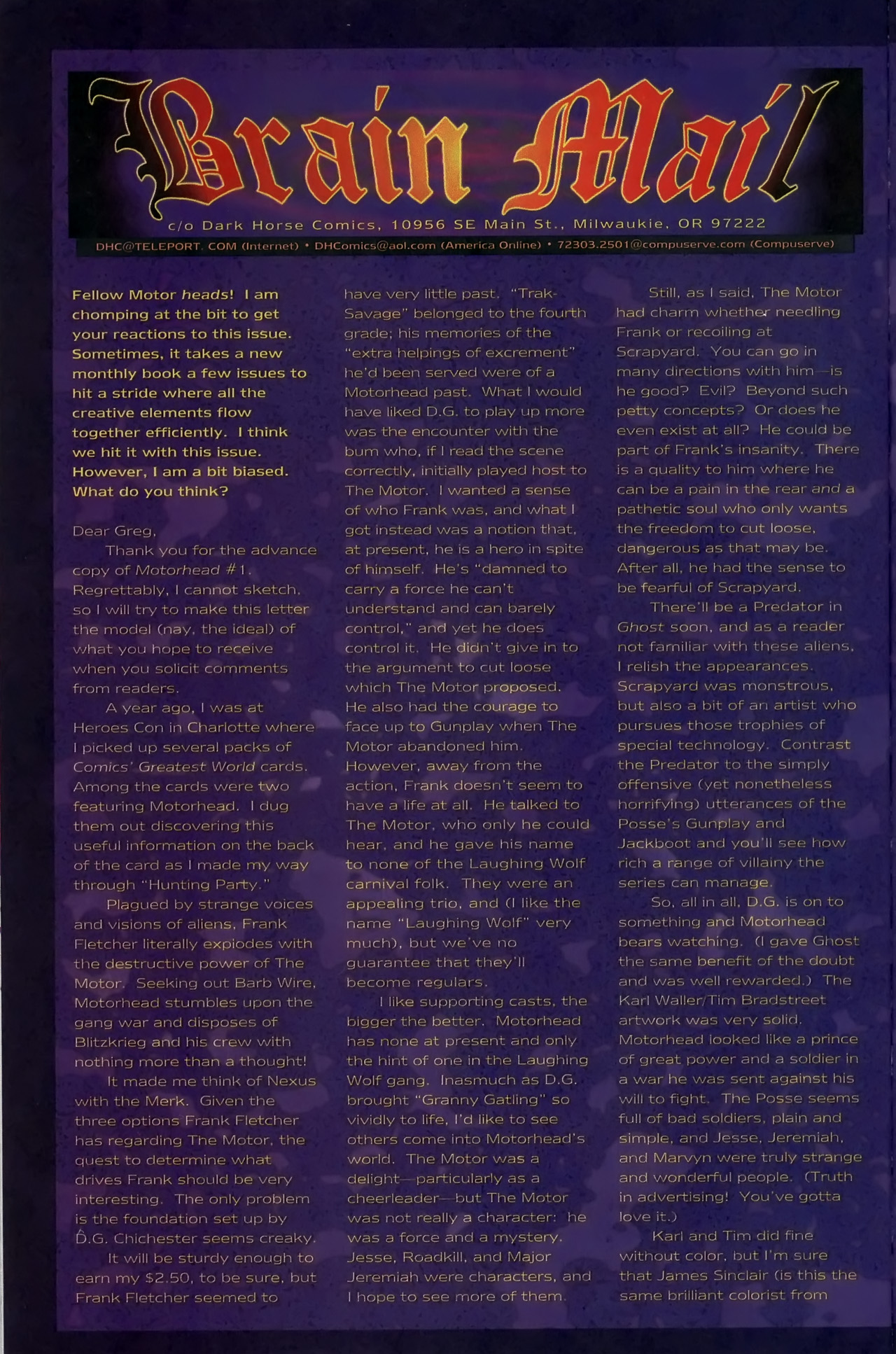 Read online Motorhead comic -  Issue #4 - 28