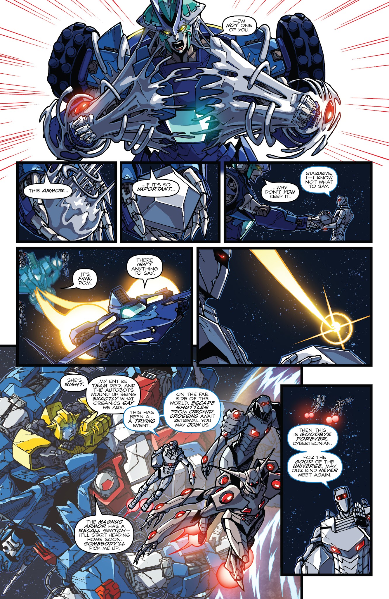 Read online ROM vs. Transformers: Shining Armor comic -  Issue # _TPB 1 - 112