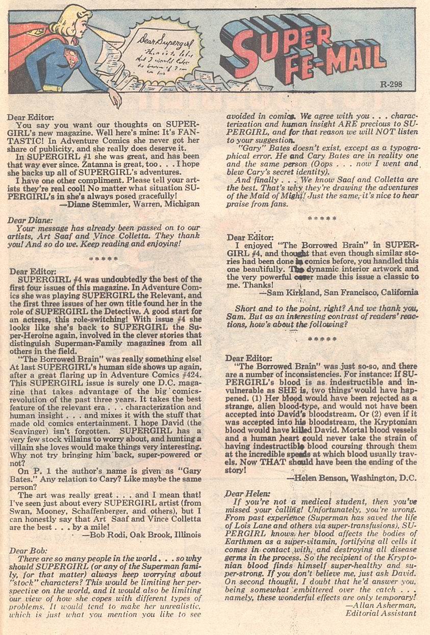 Read online Supergirl (1972) comic -  Issue #8 - 23