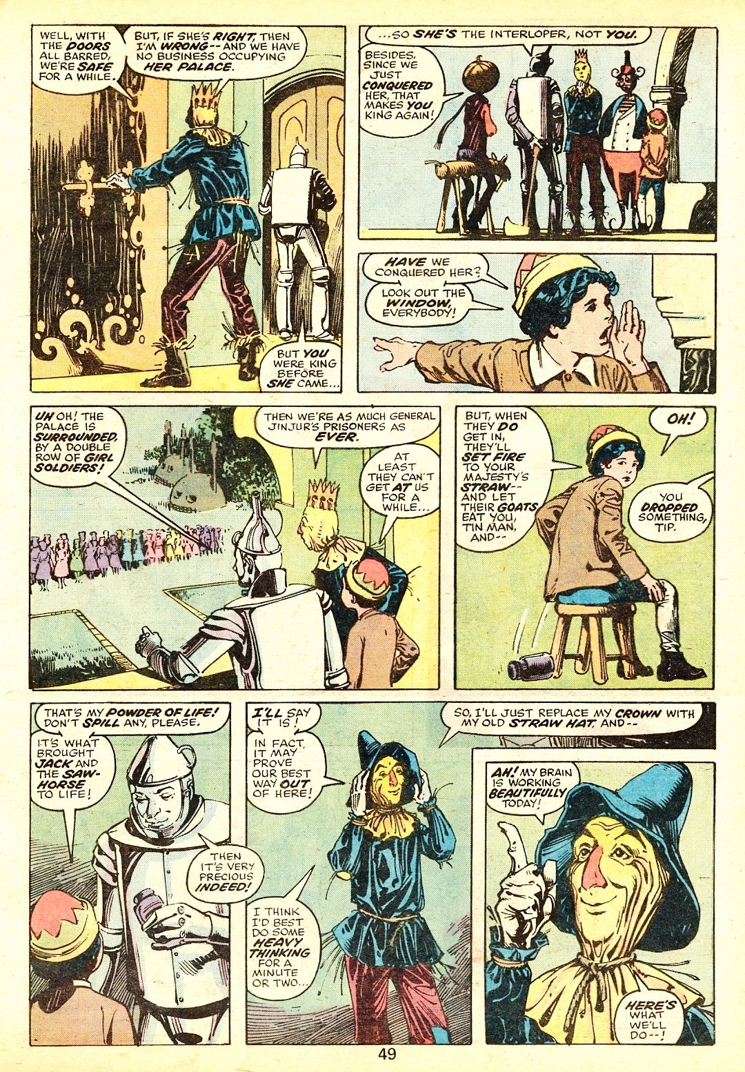 Read online Marvel Treasury of Oz featuring the Marvelous Land of Oz comic -  Issue # Full - 48