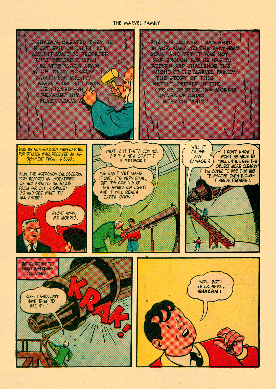 Read online The Marvel Family comic -  Issue #1 - 5