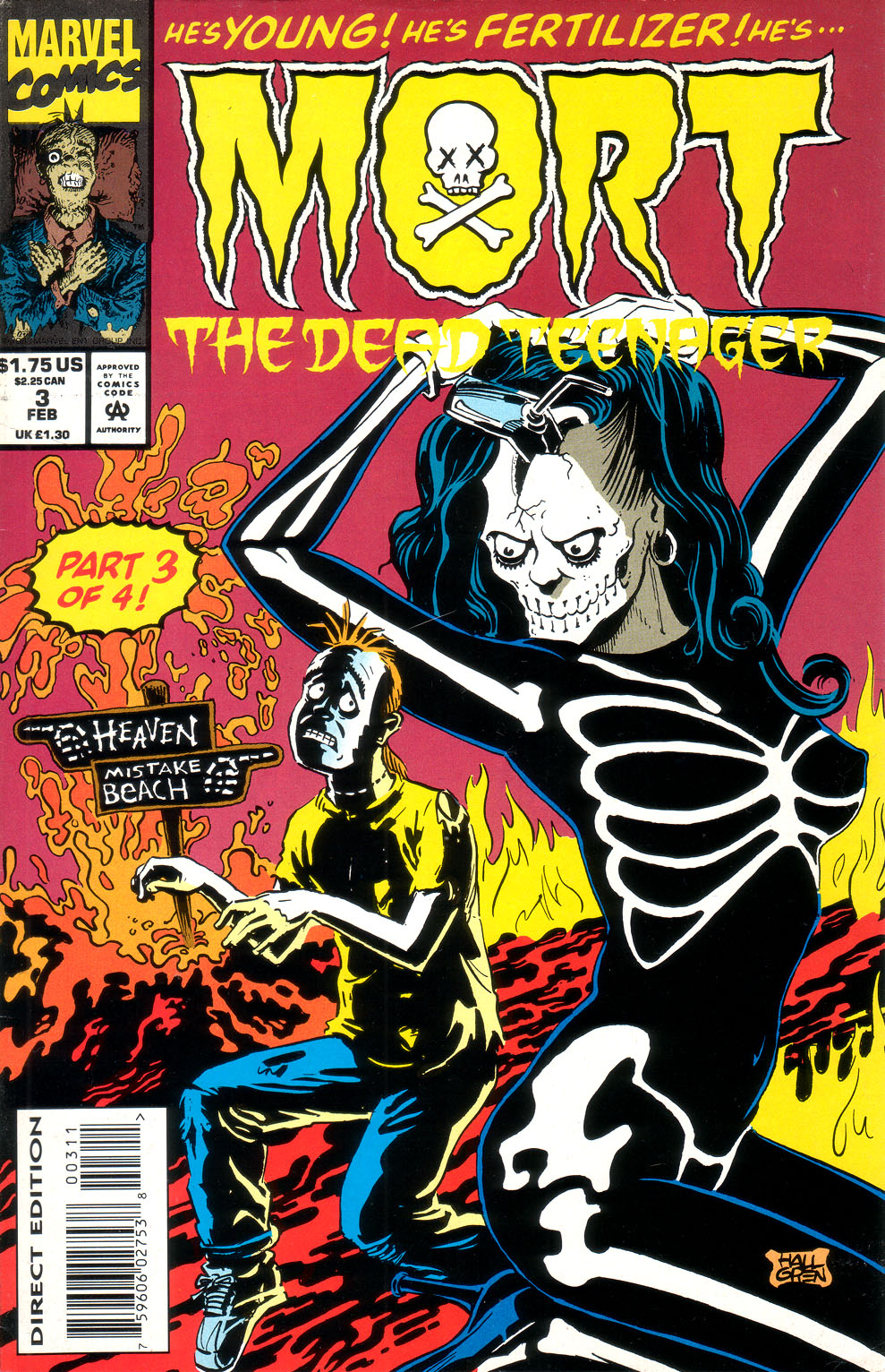 Read online Mort The Dead Teenager comic -  Issue #3 - 1