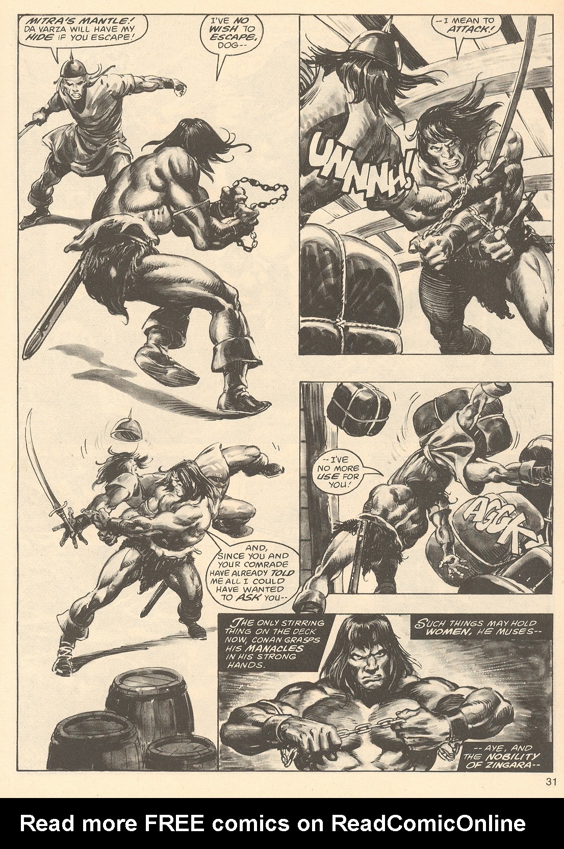 Read online The Savage Sword Of Conan comic -  Issue #67 - 31