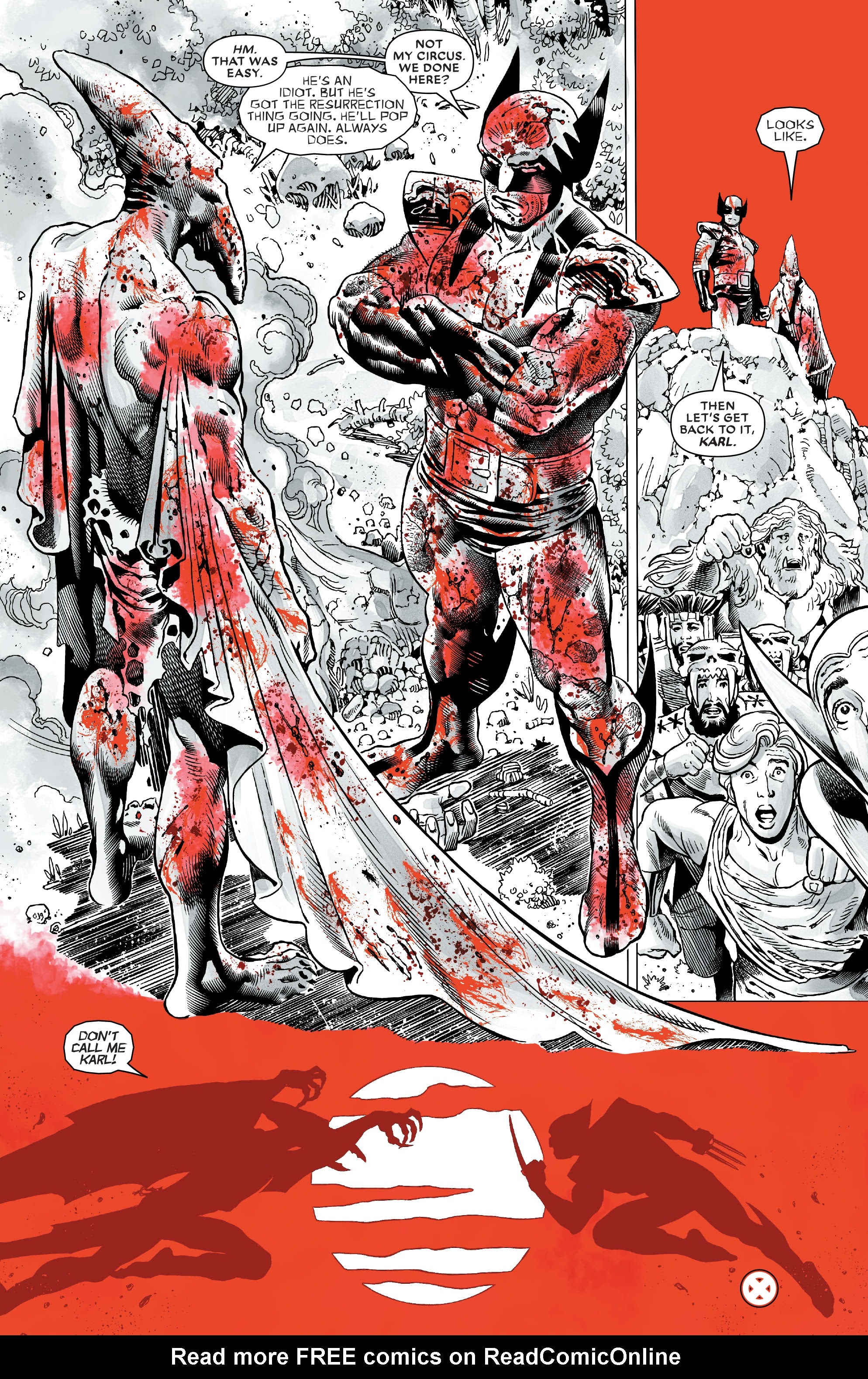 Read online Wolverine: Black, White & Blood comic -  Issue #4 - 32
