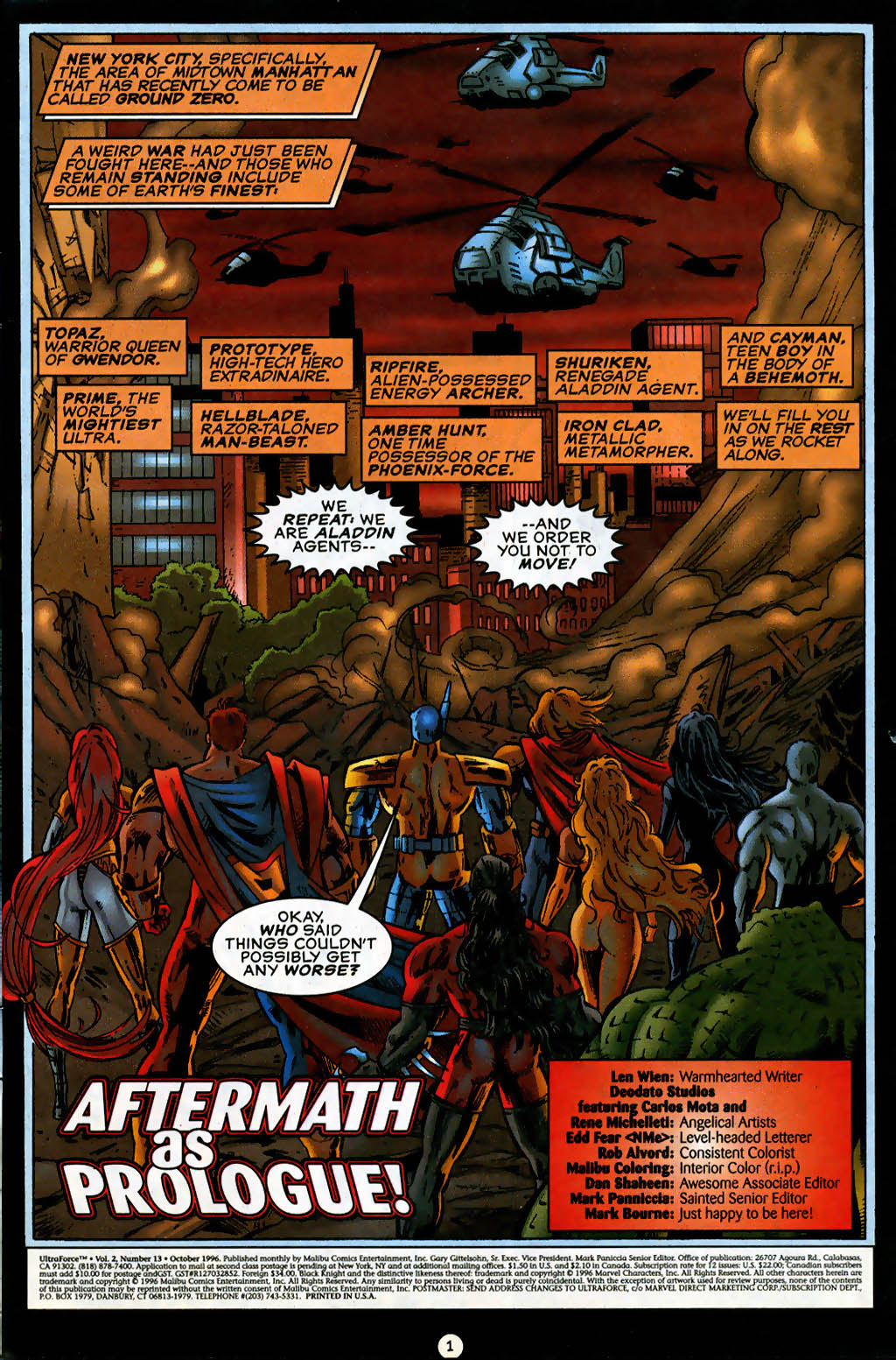 Read online UltraForce (1995) comic -  Issue #13 - 2