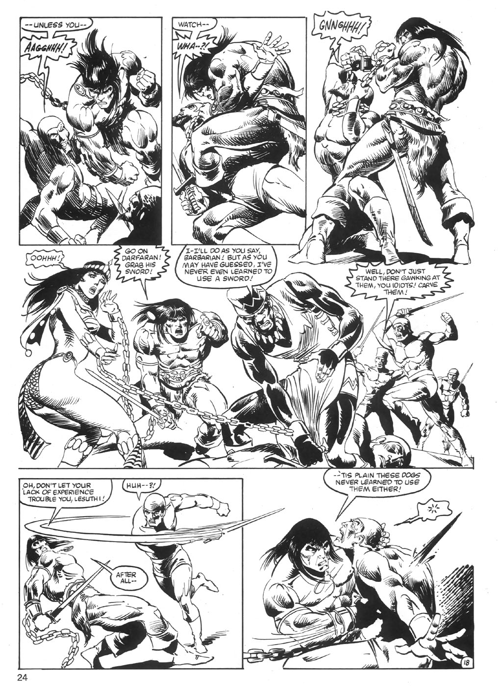 Read online The Savage Sword Of Conan comic -  Issue #97 - 24