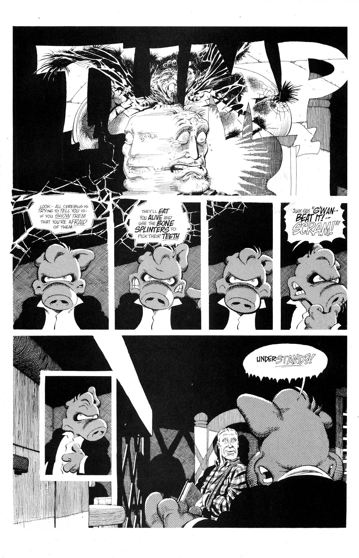 Read online Cerebus comic -  Issue #222 - 13