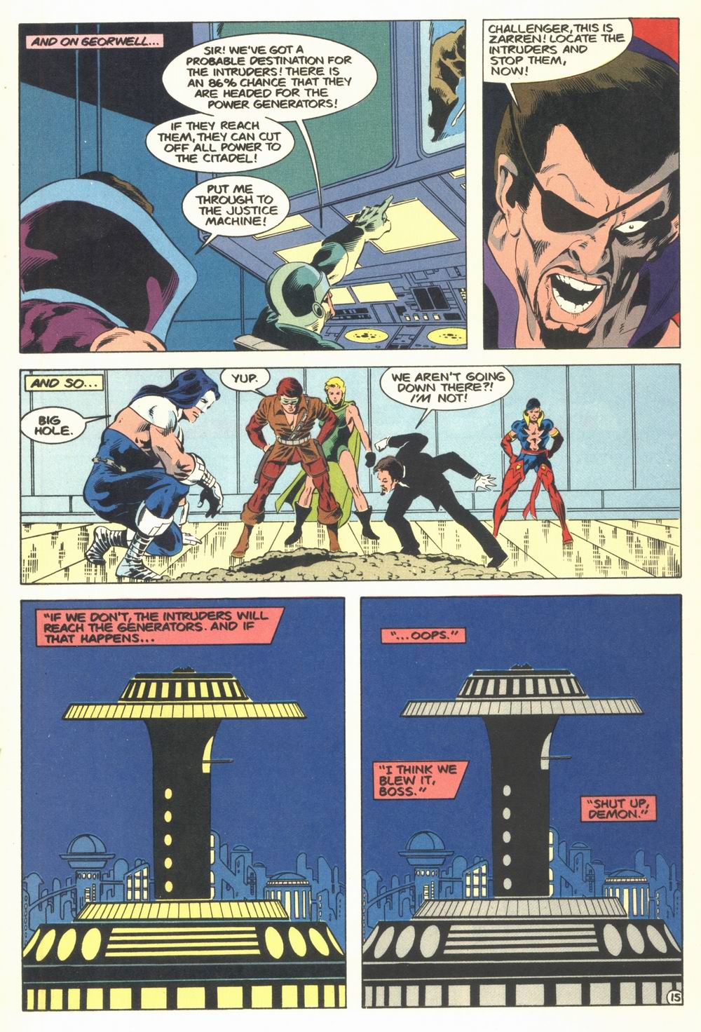 Read online Justice Machine featuring The Elementals comic -  Issue #2 - 16