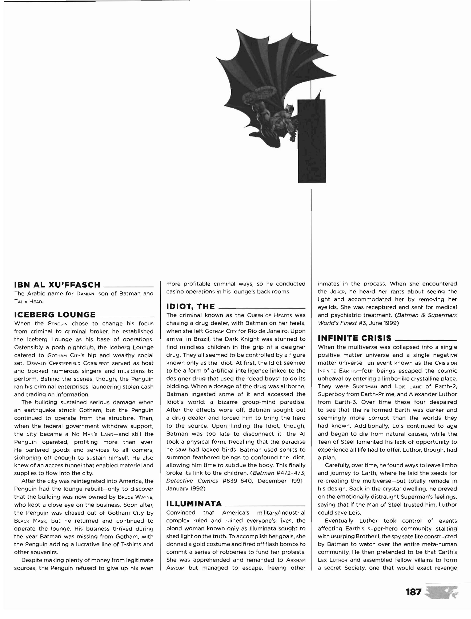 Read online The Essential Batman Encyclopedia comic -  Issue # TPB (Part 2) - 99