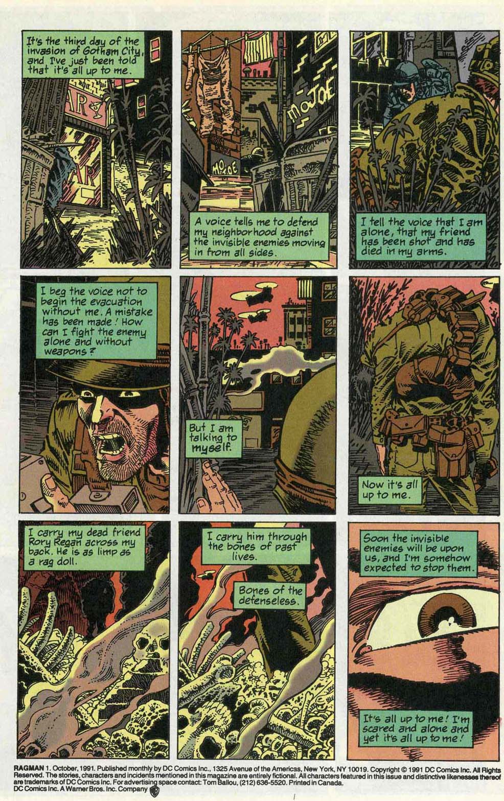 Read online Ragman (1991) comic -  Issue #1 - 2