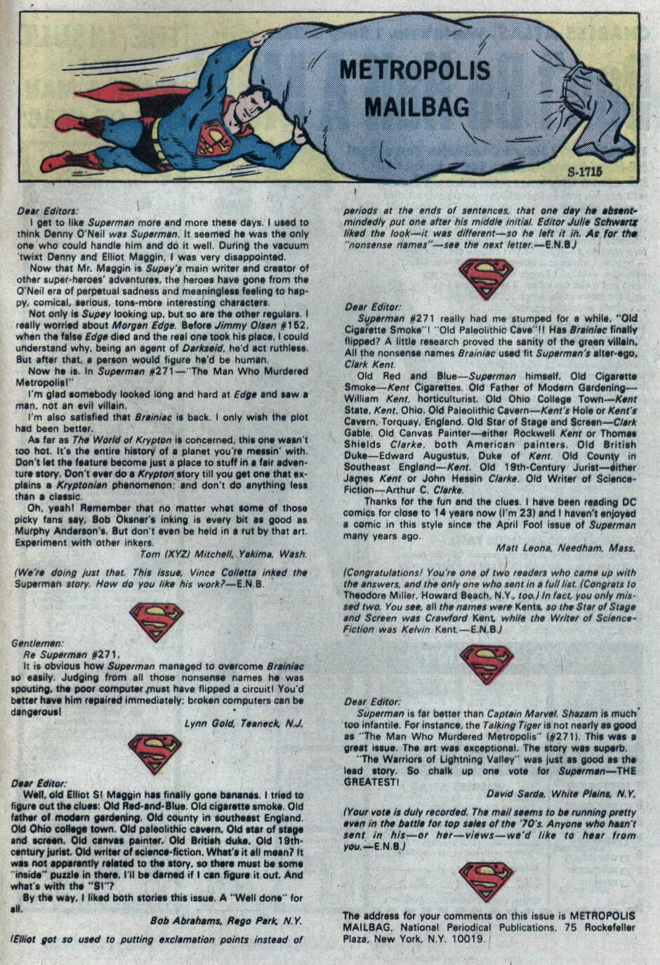 Read online Superman (1939) comic -  Issue #275 - 22