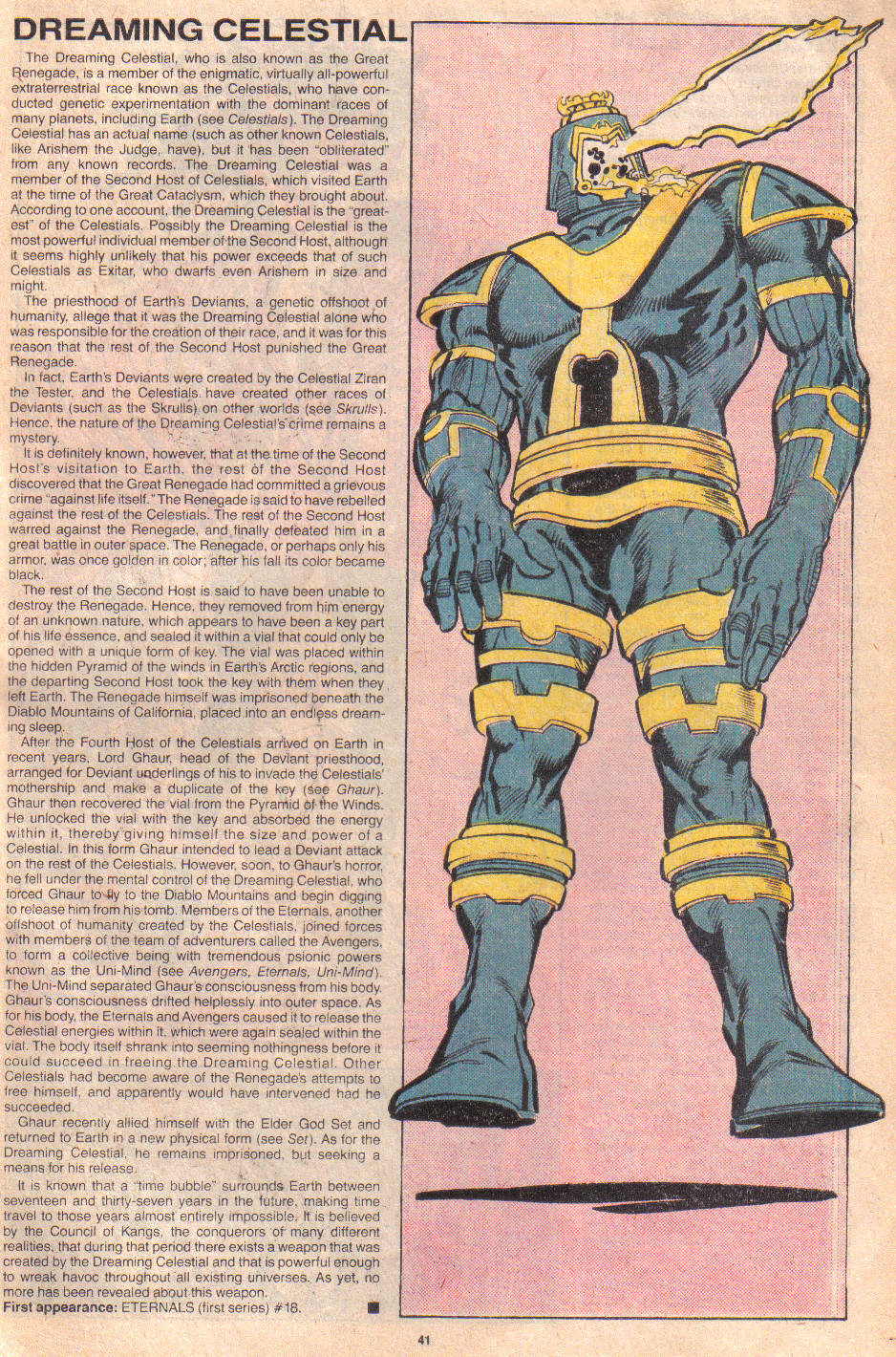 Read online The Official Handbook of the Marvel Universe: Update '89 comic -  Issue #2 - 43